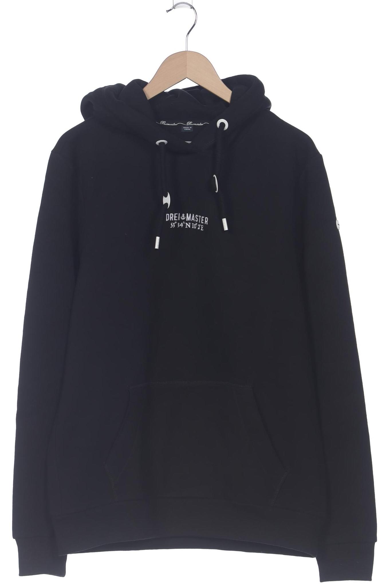 

DreiMaster Herren Kapuzenpullover, schwarz, Gr. 54