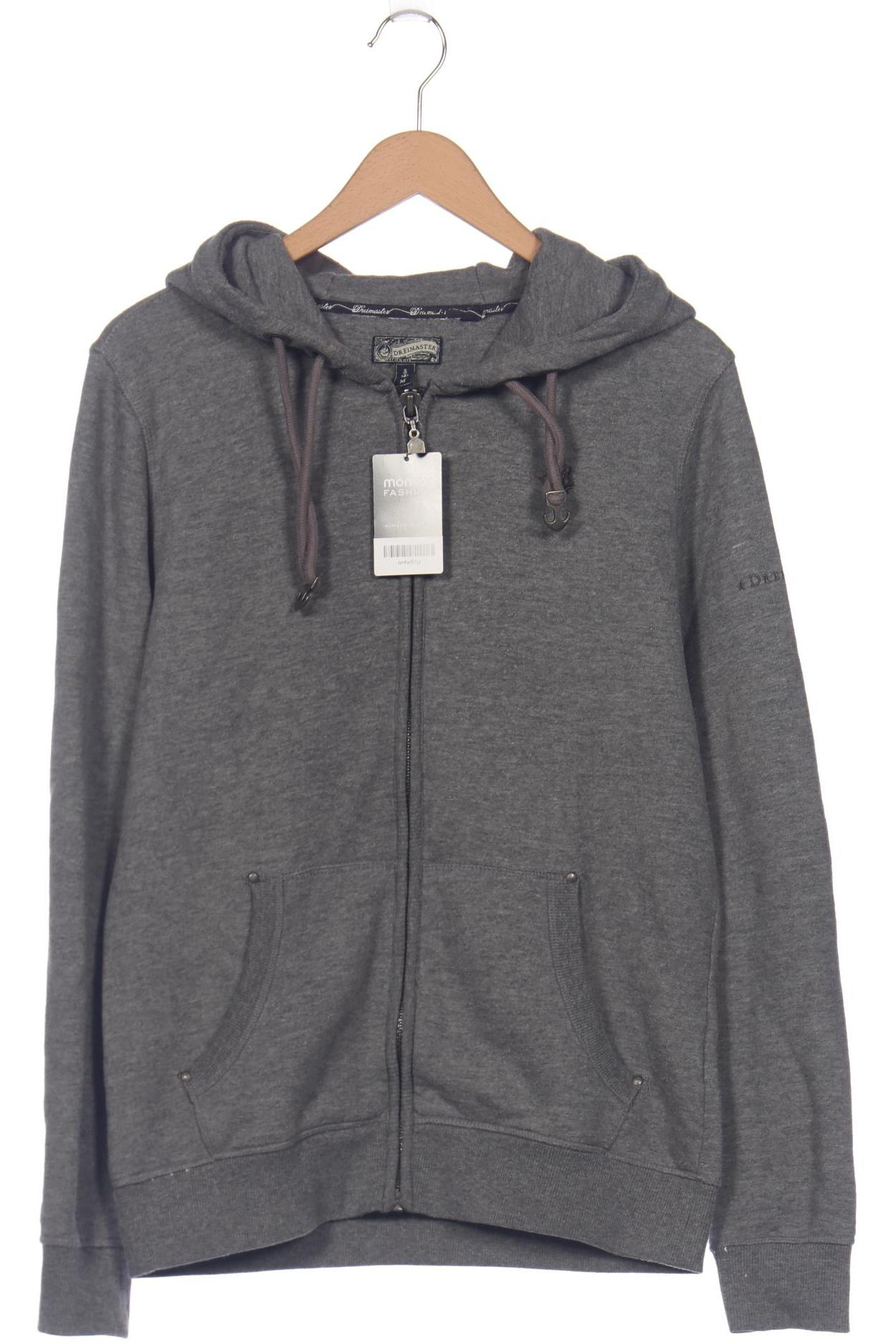 

DreiMaster Herren Kapuzenpullover, grau, Gr. 48