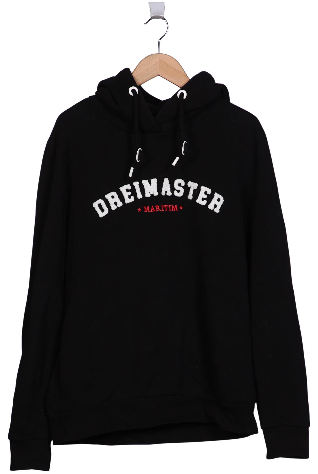 

DreiMaster Herren Kapuzenpullover, schwarz, Gr. 54