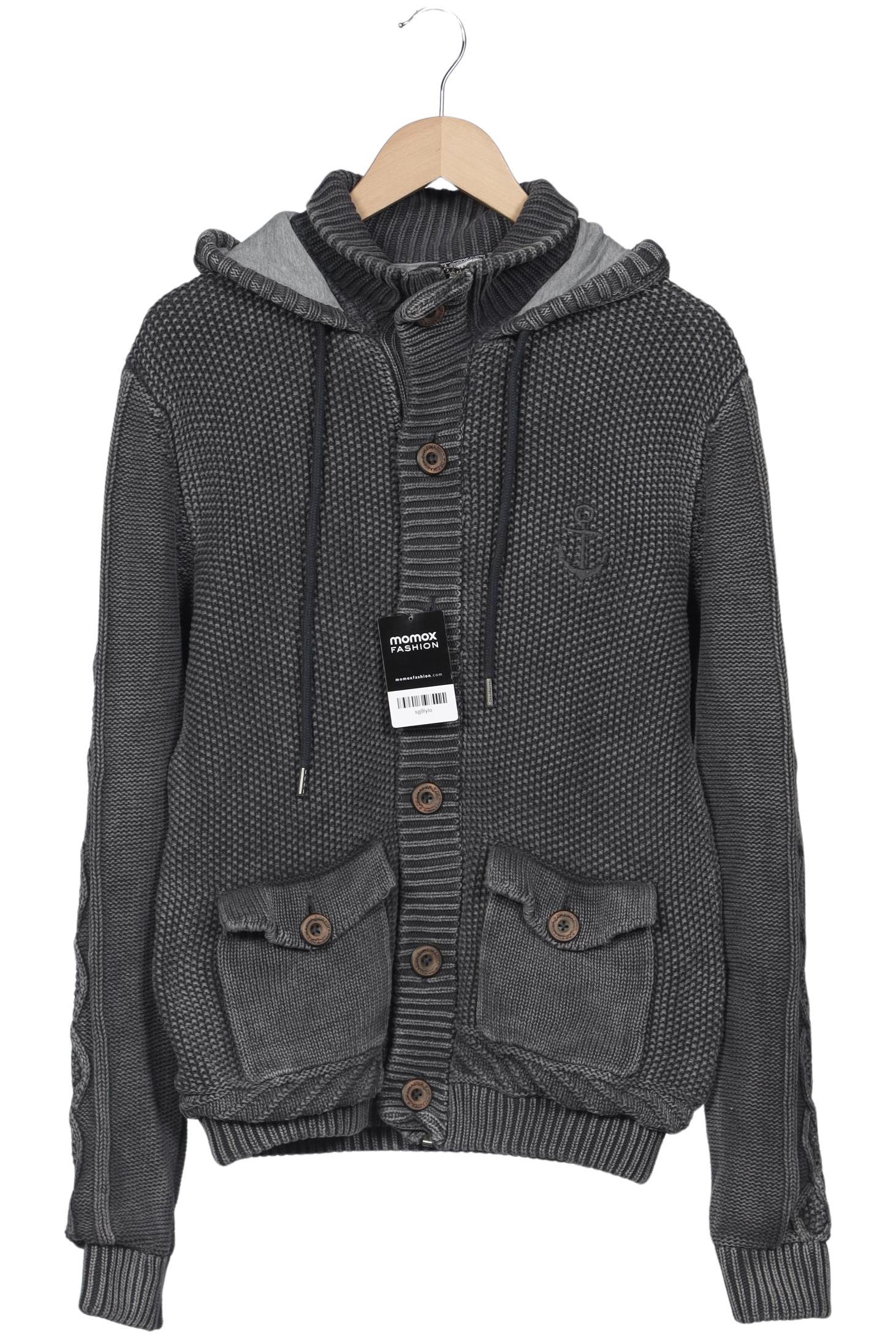 

DreiMaster Herren Kapuzenpullover, grau, Gr. 52