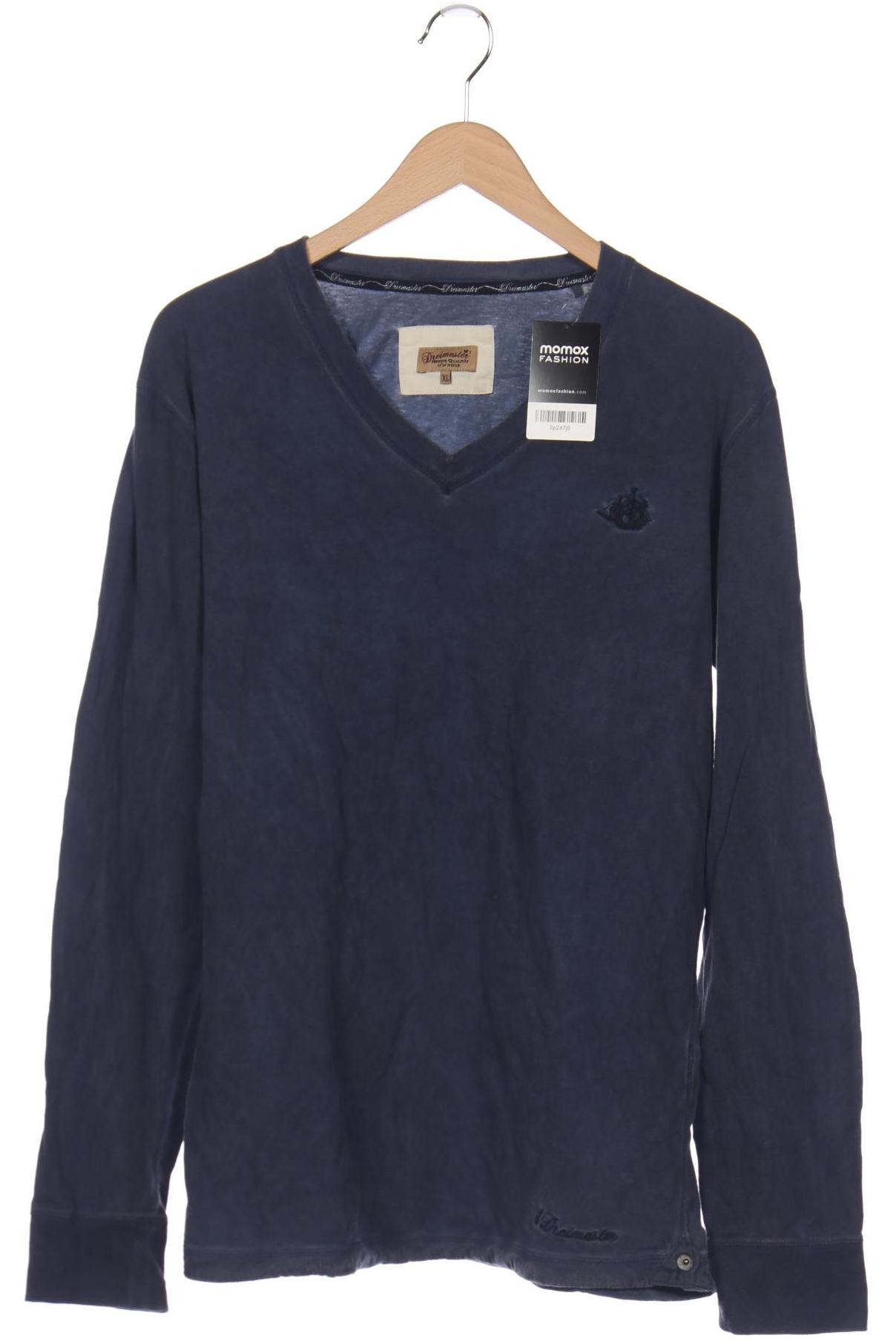 

DreiMaster Herren Langarmshirt, marineblau