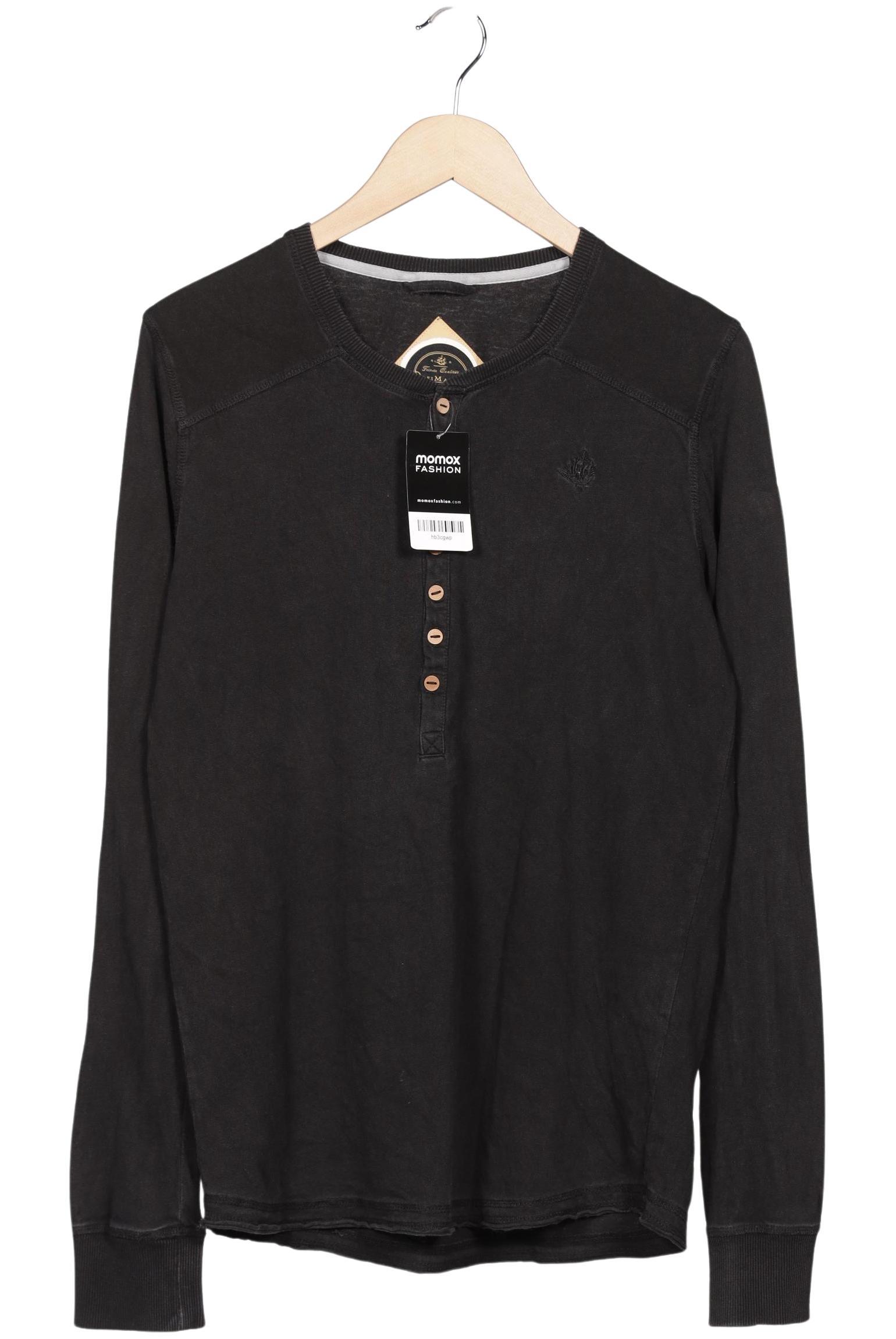 Thumbnail - DreiMaster Herren Langarmshirt, schwarz, Gr. 48