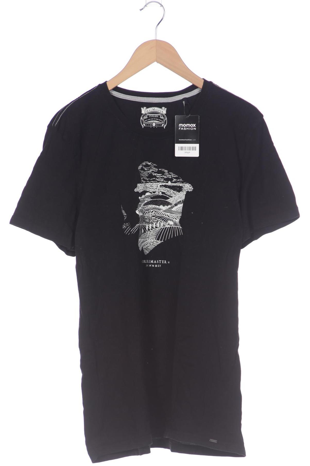 

DreiMaster Herren T-Shirt, schwarz, Gr. 52