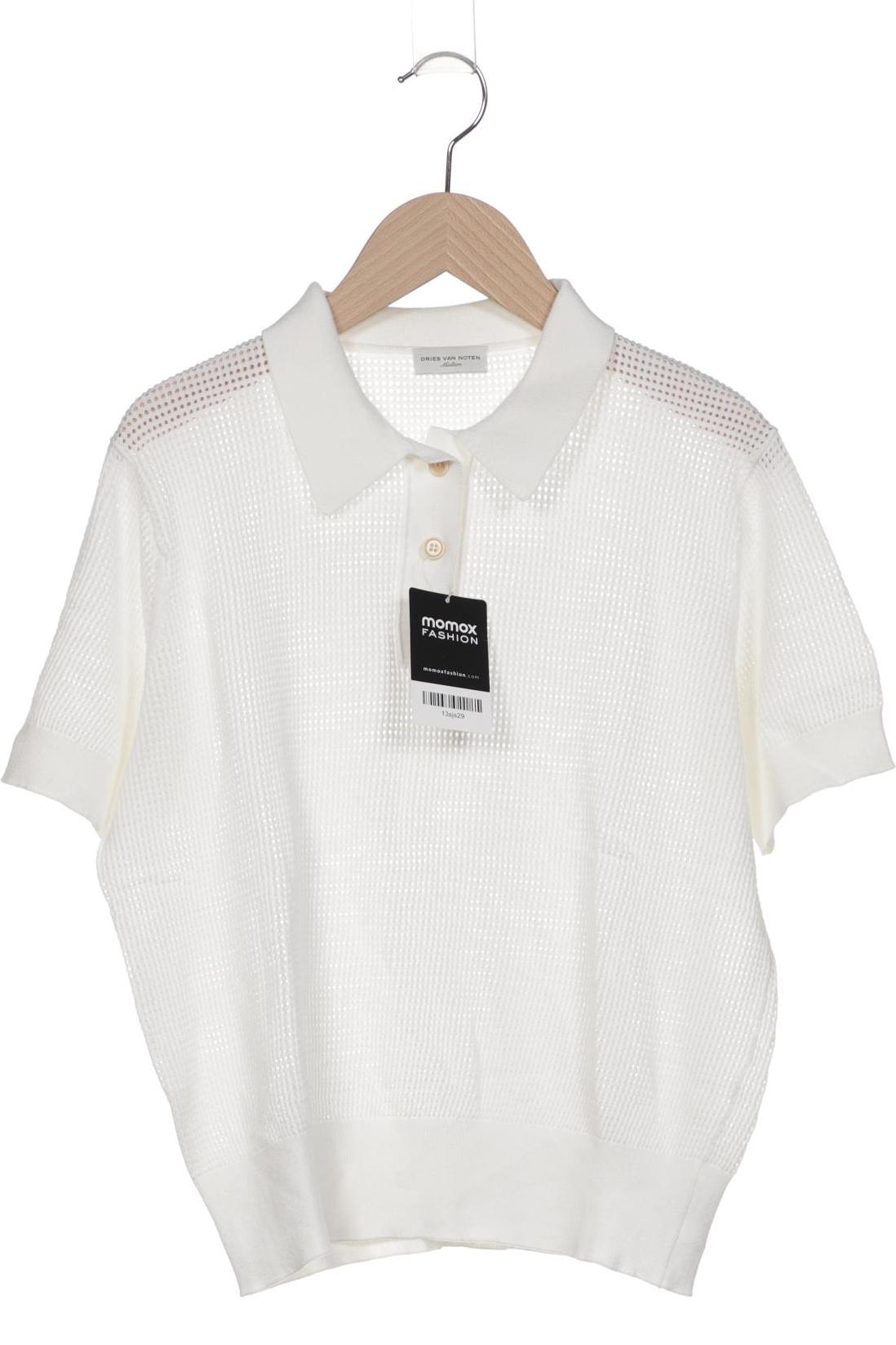 

Dries van Noten Damen Poloshirt, weiß, Gr. 38