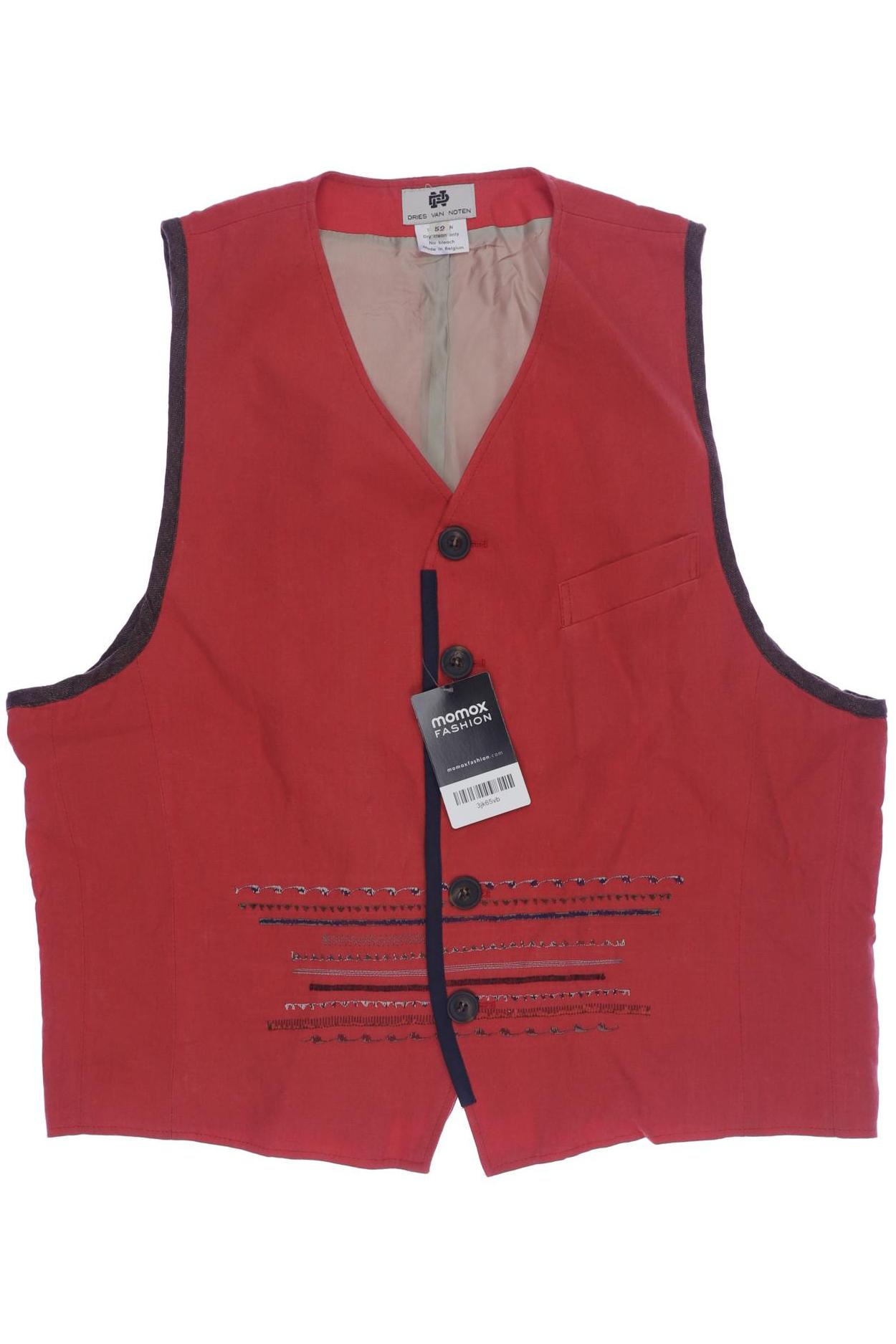 

Dries van Noten Herren Weste, rot, Gr. 52