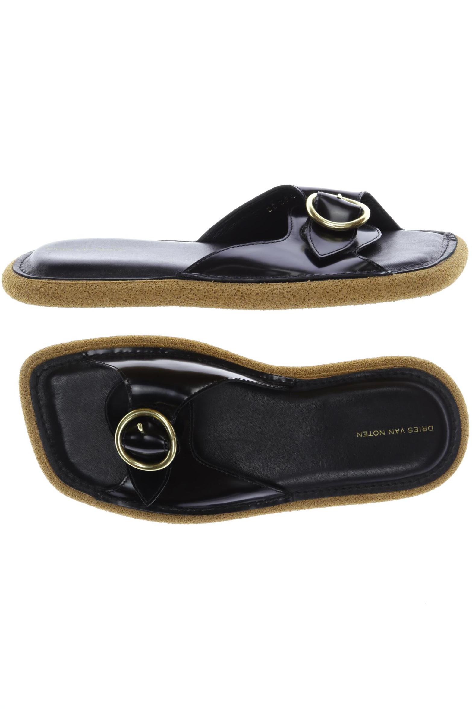 

Dries van Noten Damen Sandale, schwarz, Gr. 40.5