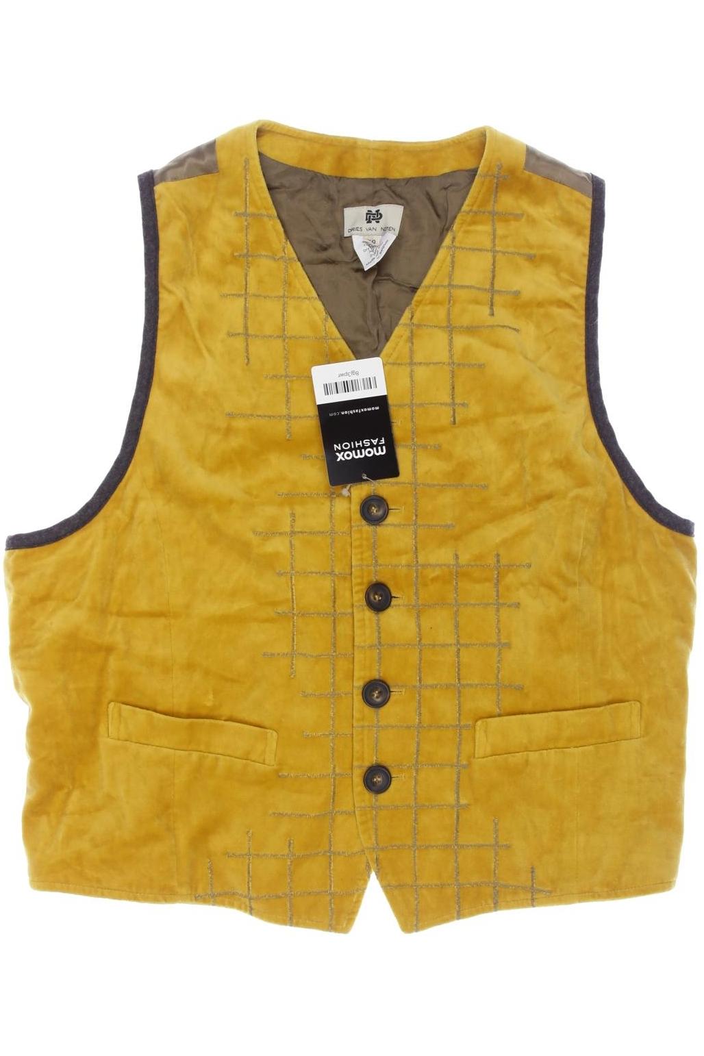 

Dries van Noten Herren Weste, gelb, Gr. 50