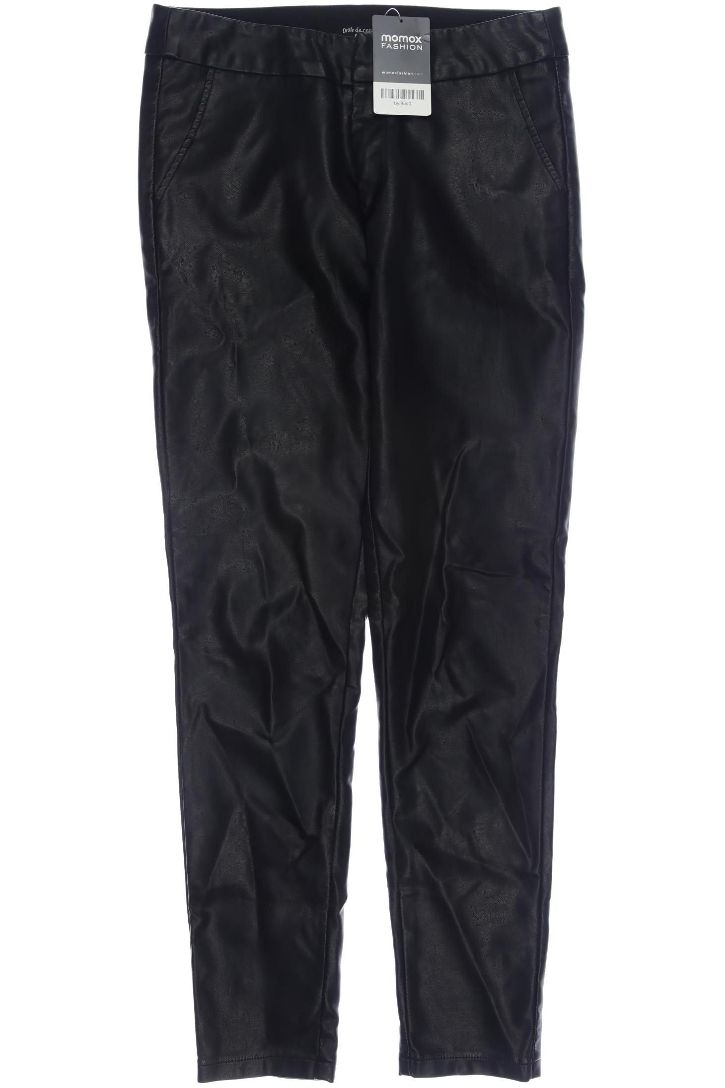 

Drole de Monsieur Damen Stoffhose, schwarz, Gr. 0