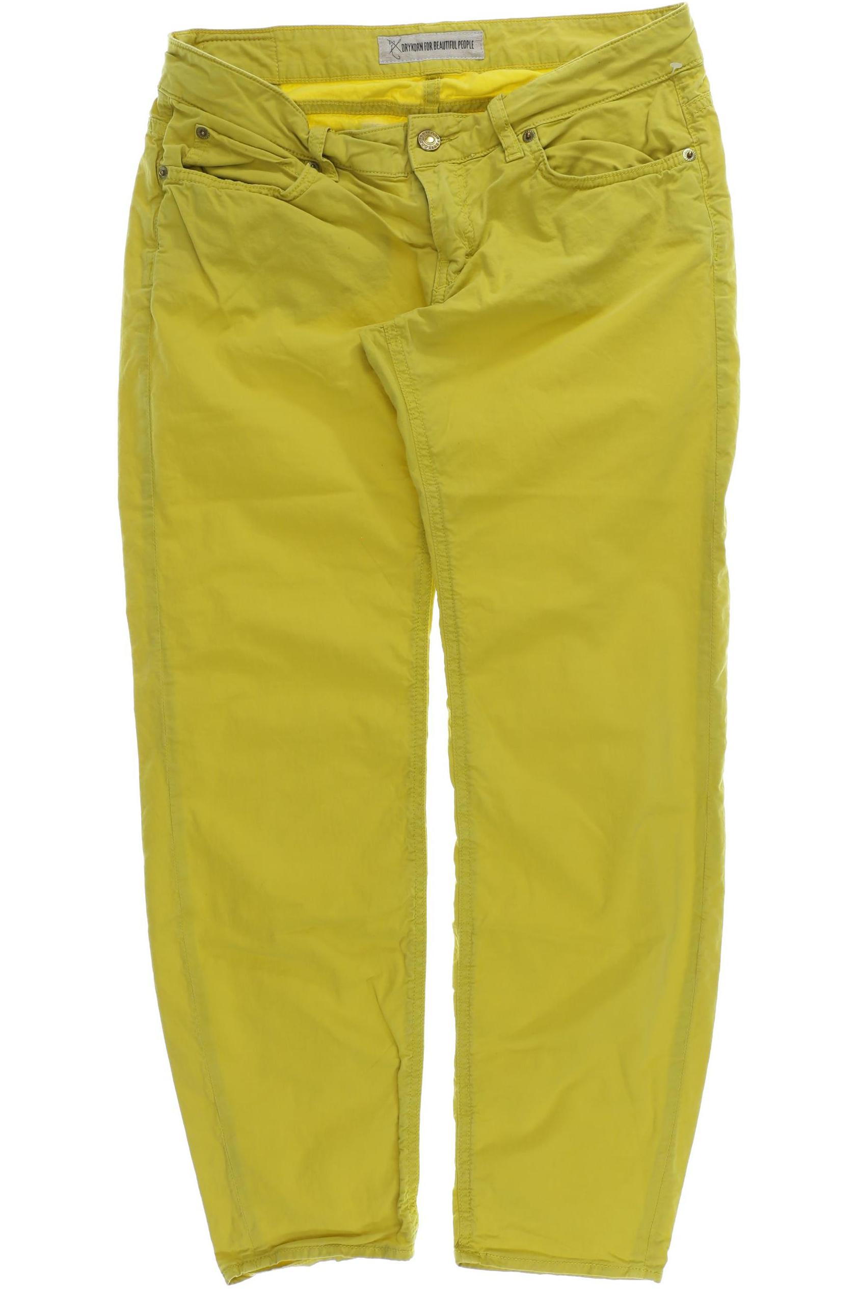 

Drykorn Damen Jeans, gelb, Gr. 30
