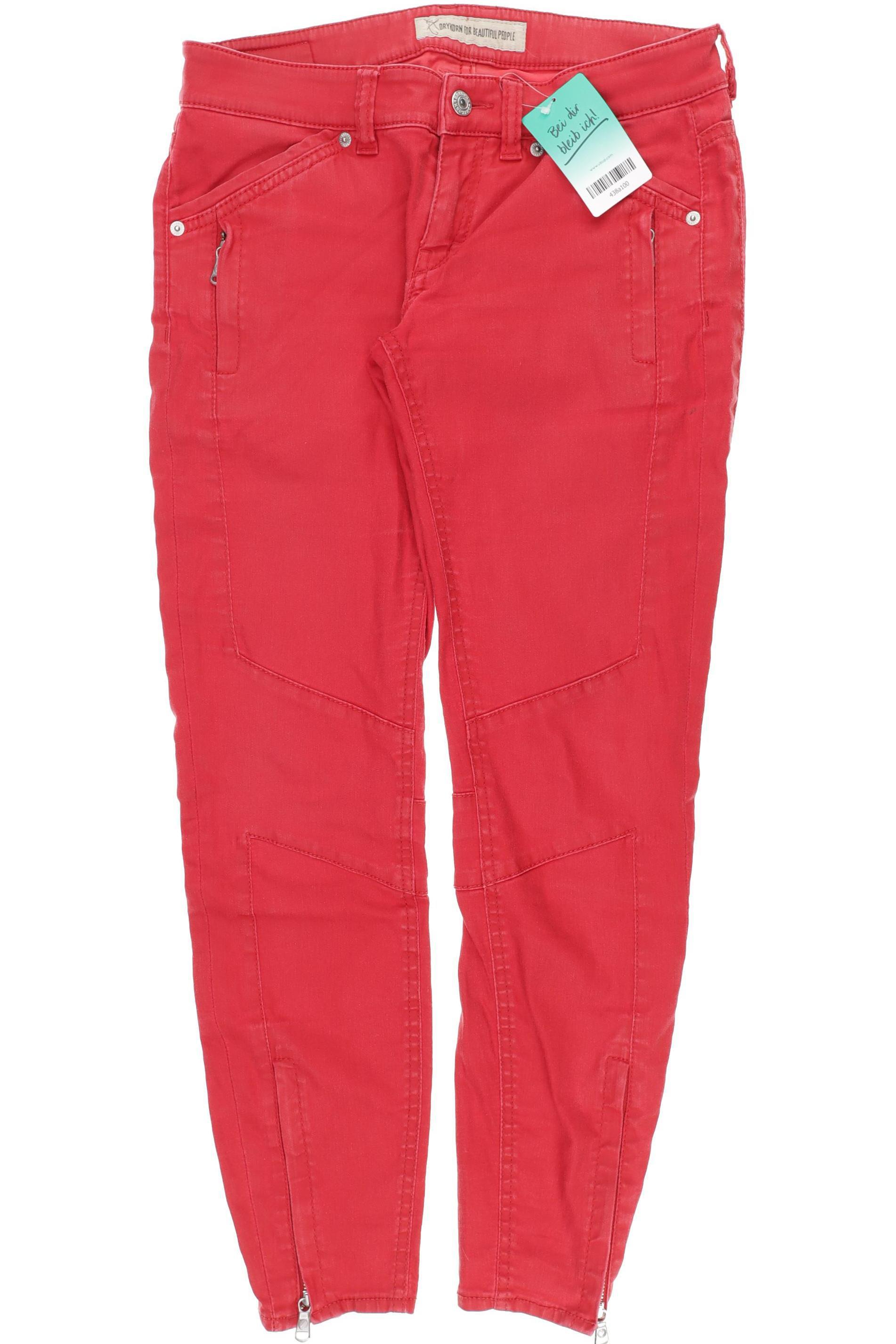 

Drykorn Damen Jeans, rot, Gr. 27