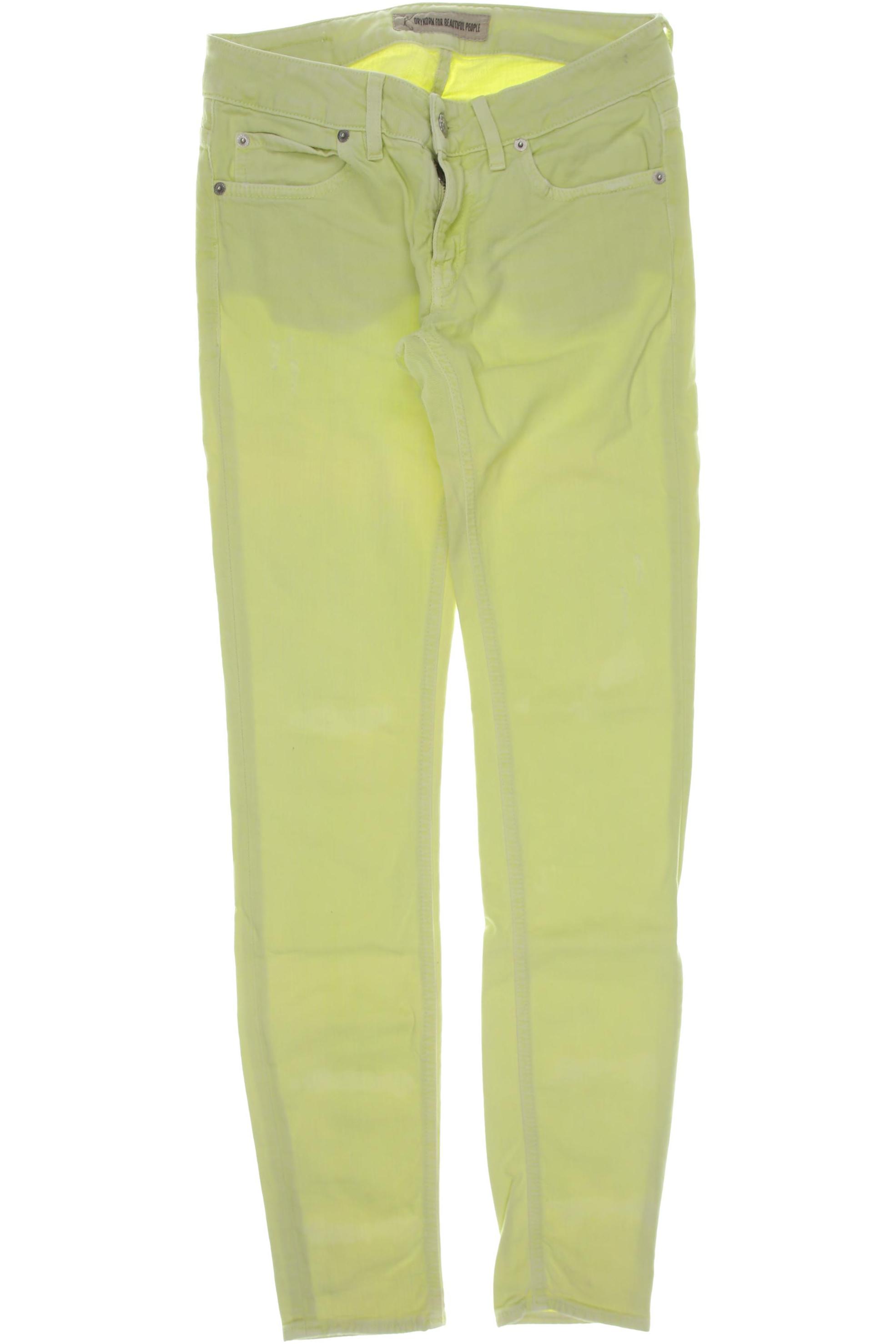 

Drykorn Damen Jeans, gelb, Gr. 26