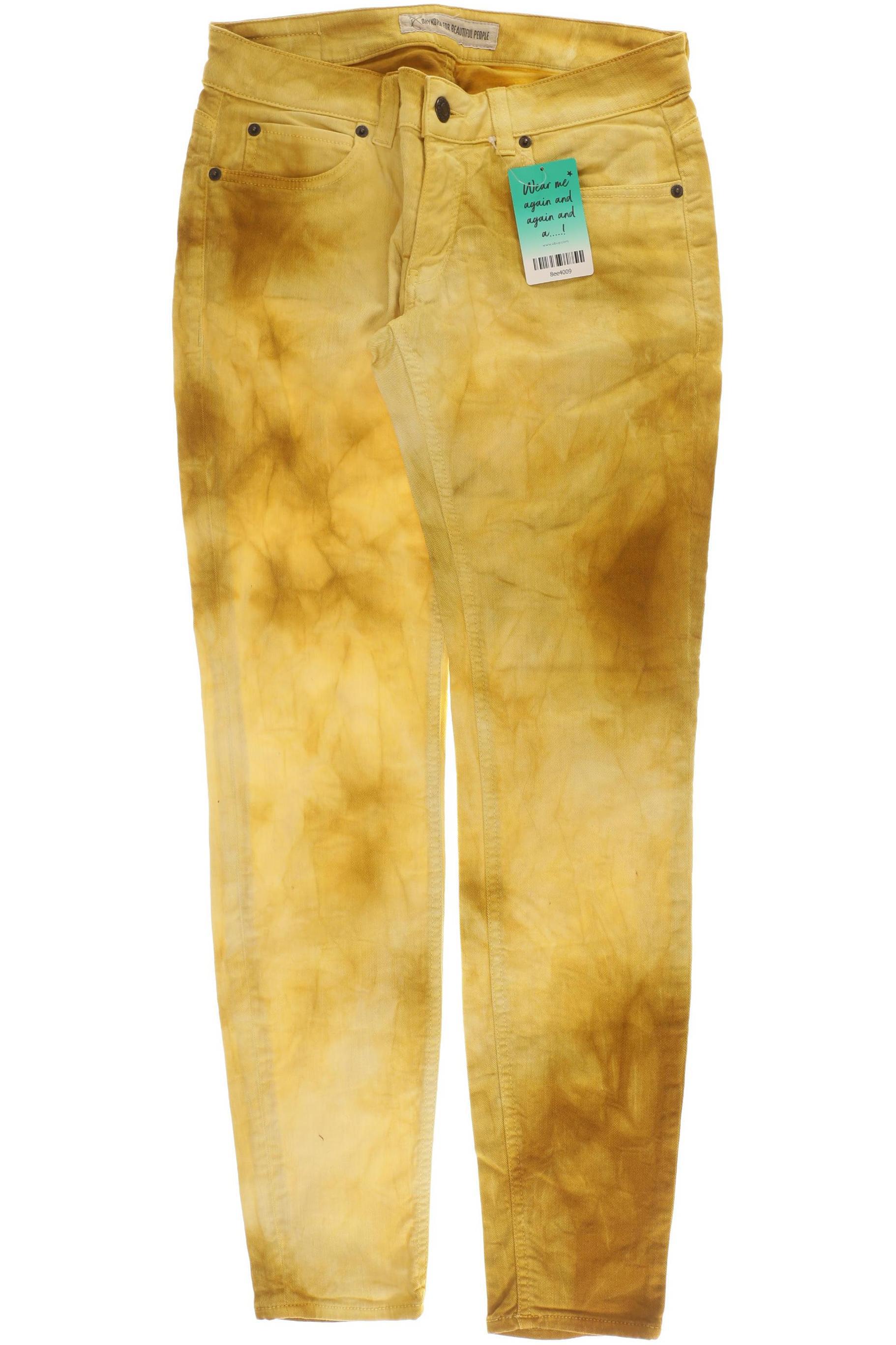 

Drykorn Damen Jeans, gelb, Gr. 28