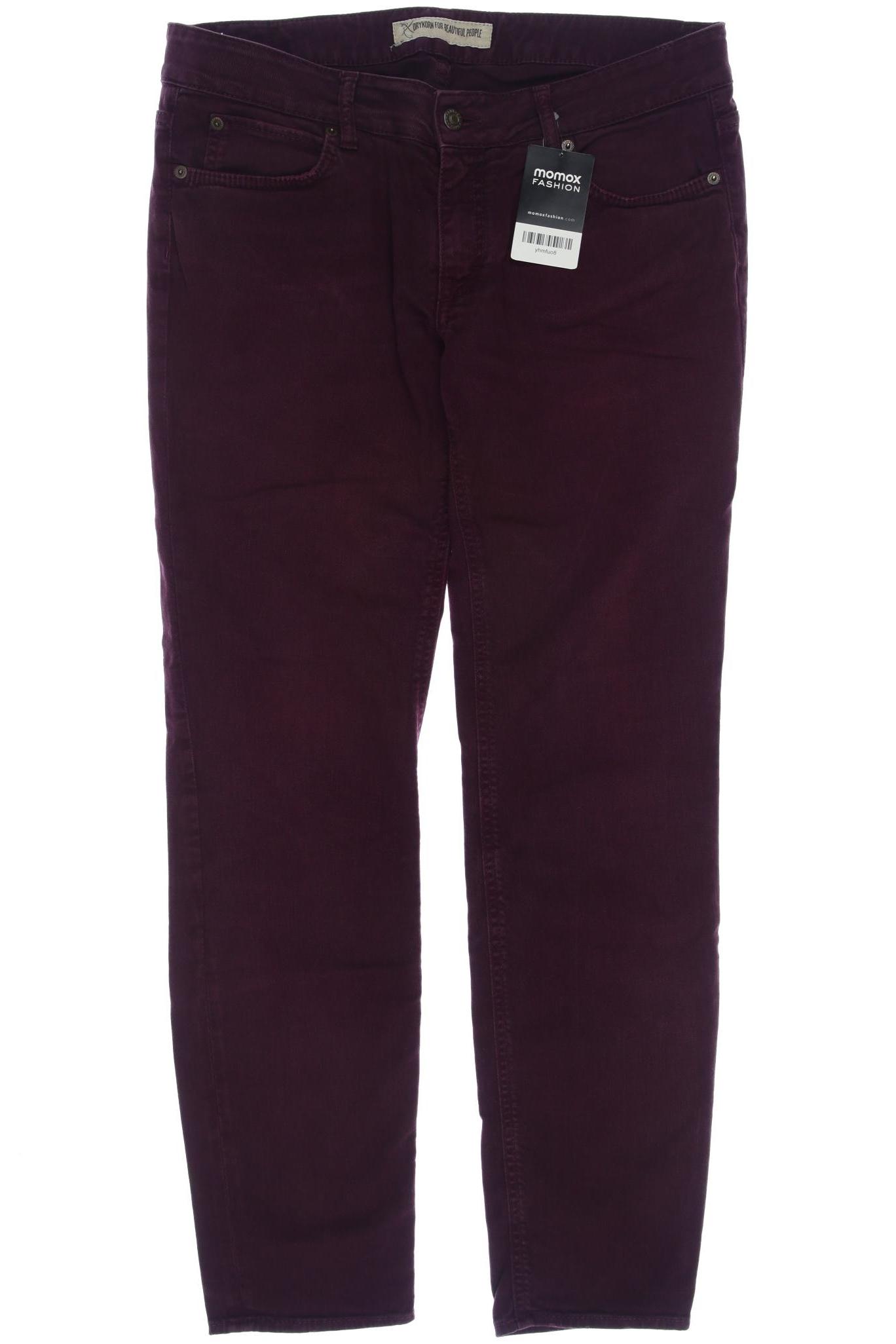 

Drykorn Damen Jeans, bordeaux, Gr. 32
