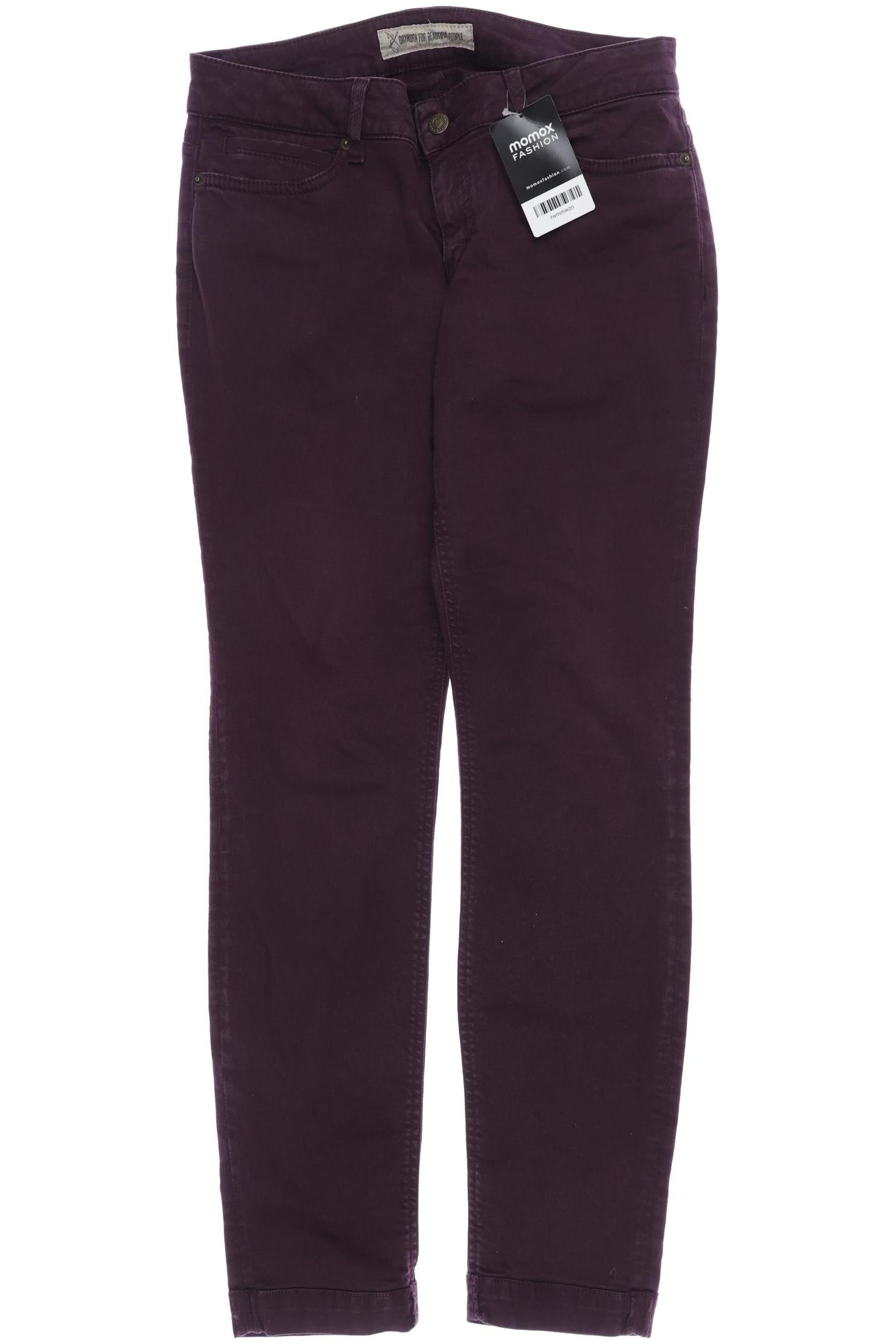 

Drykorn Damen Jeans, bordeaux, Gr. 28
