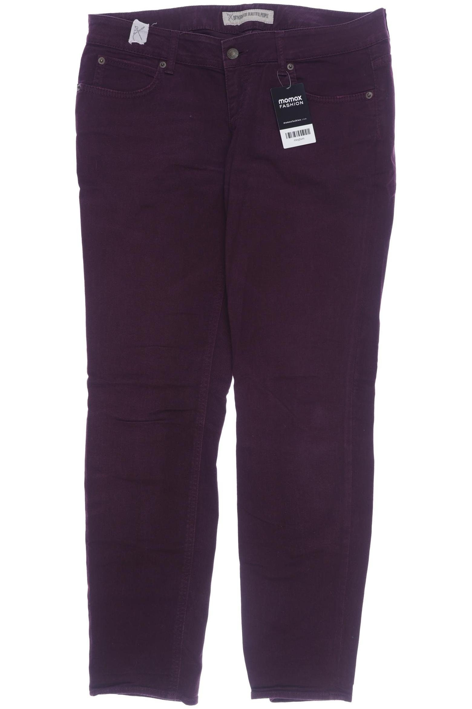 

Drykorn Damen Jeans, bordeaux, Gr. 32