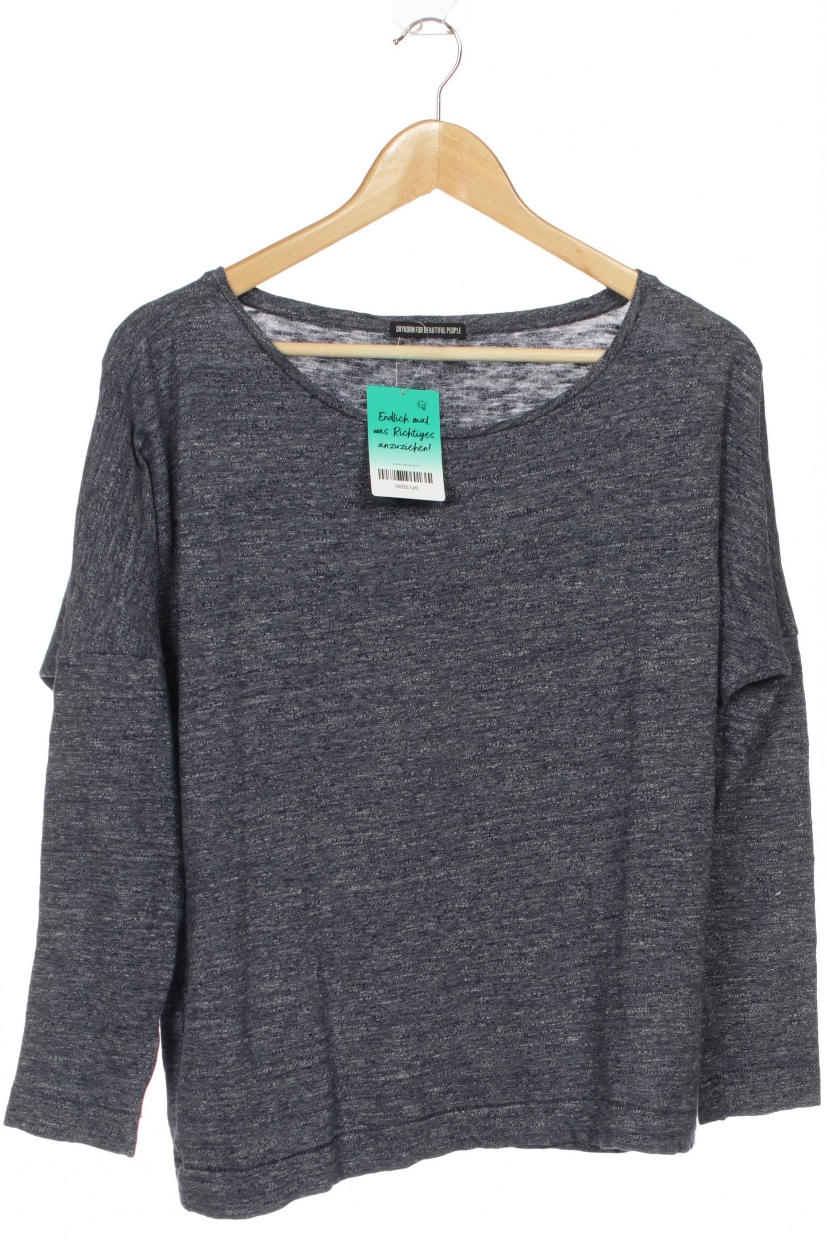 

Drykorn Damen Langarmshirt, blau, Gr.