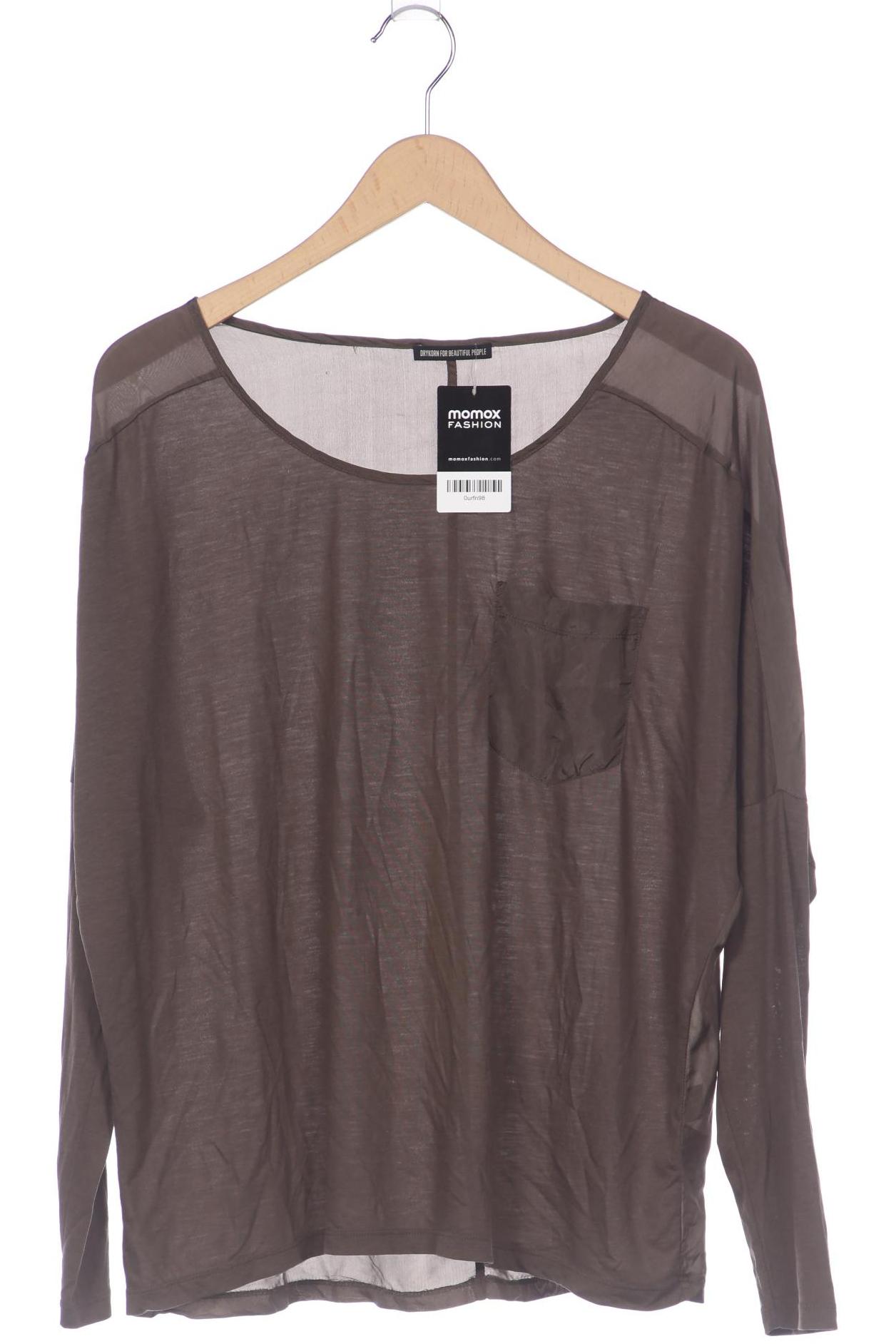 

Drykorn Damen Langarmshirt, grün, Gr. 42