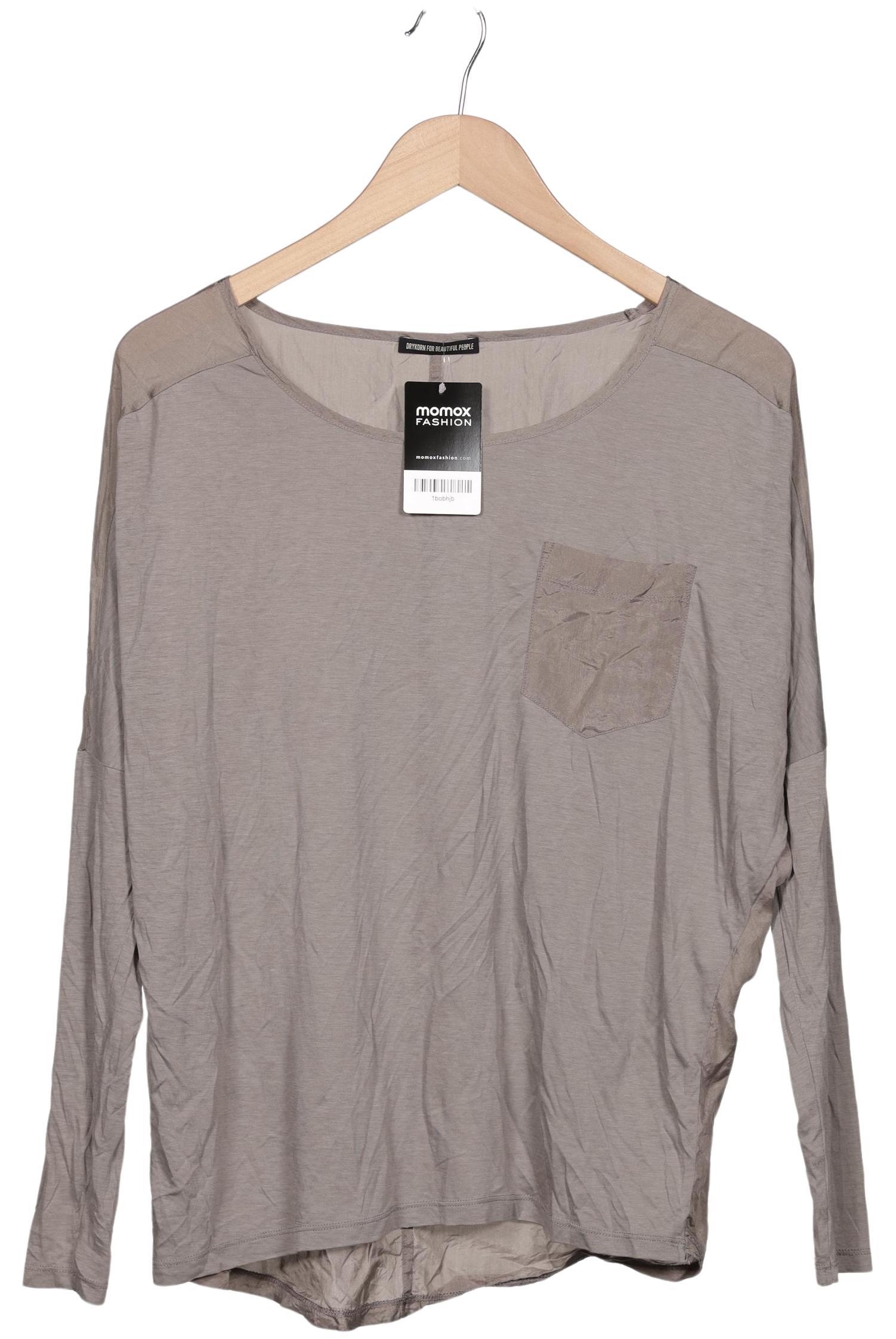 

Drykorn Damen Langarmshirt, grau, Gr. 38