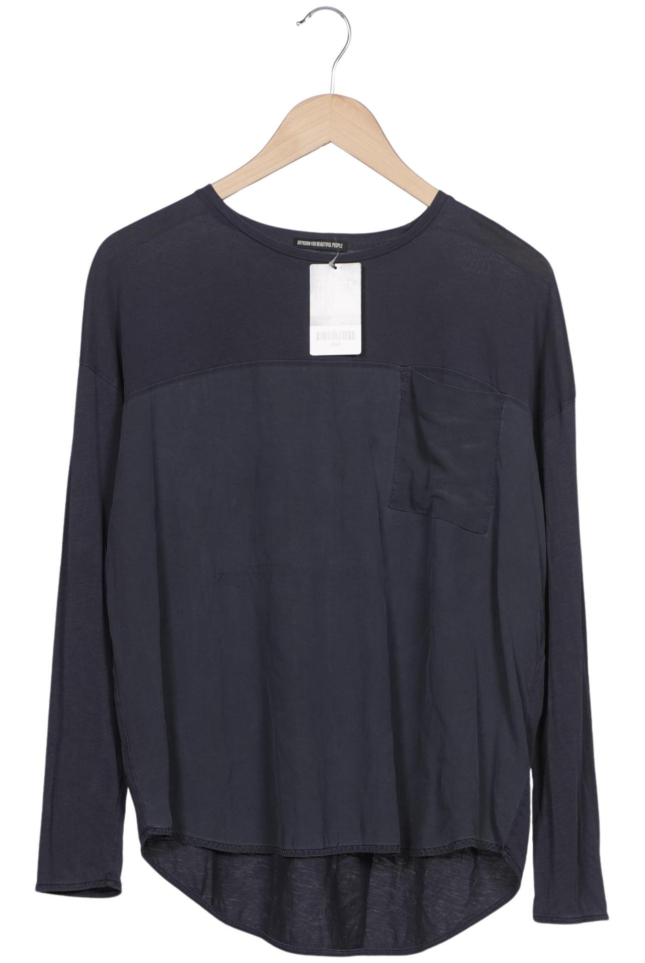

Drykorn Damen Langarmshirt, marineblau, Gr. 36