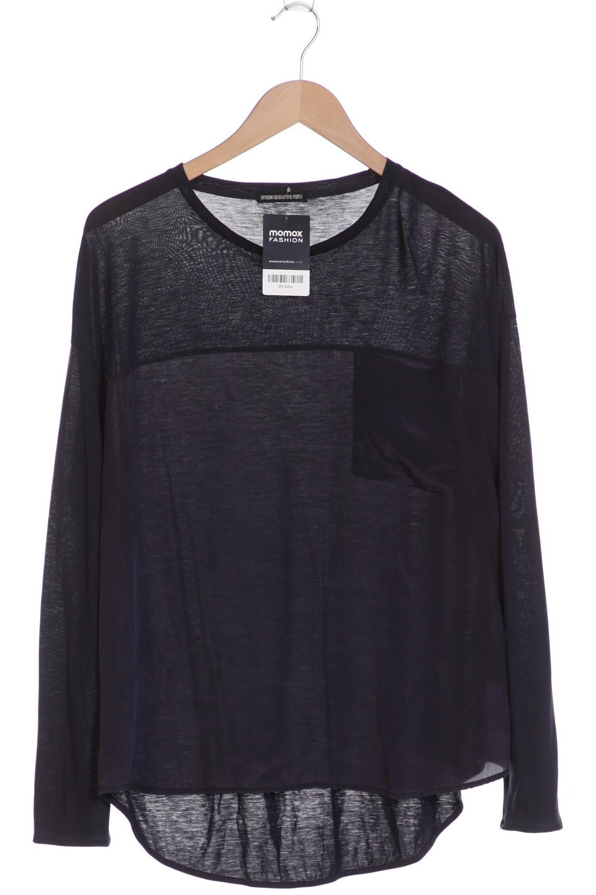 

Drykorn Damen Langarmshirt, marineblau, Gr. 38