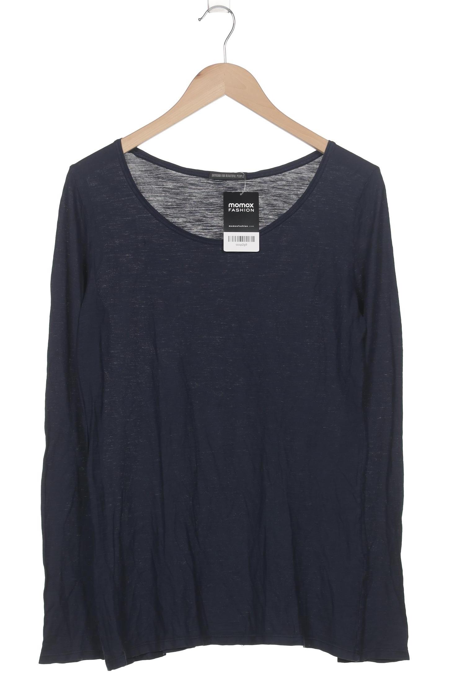 

Drykorn Damen Langarmshirt, marineblau, Gr. 38