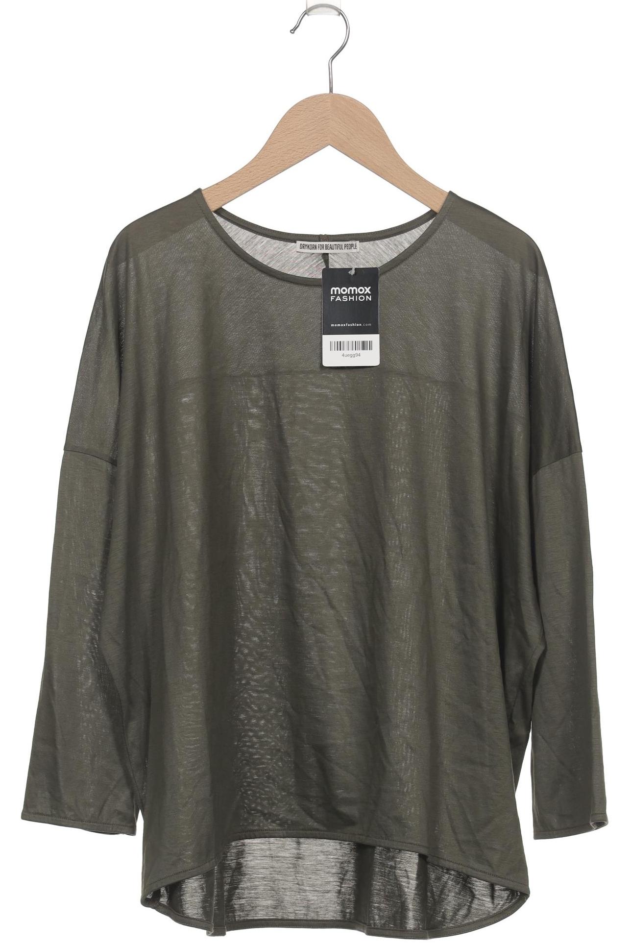 

Drykorn Damen Langarmshirt, grün, Gr. 38