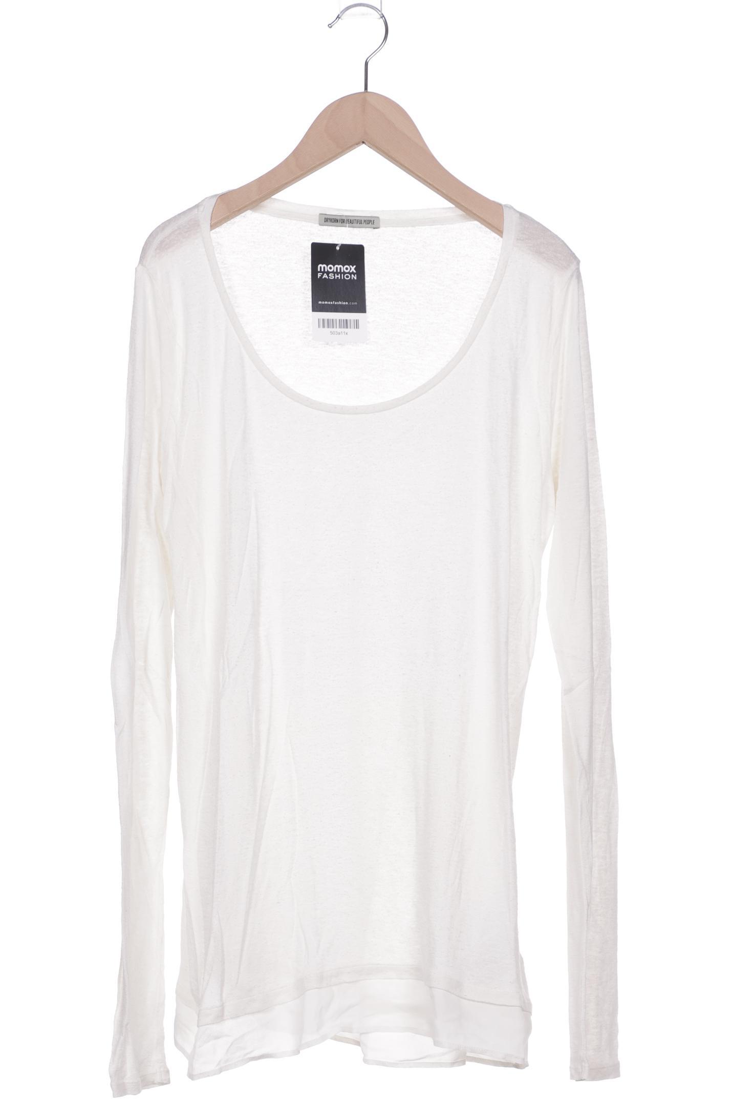 

Drykorn Damen Langarmshirt, weiß, Gr. 36
