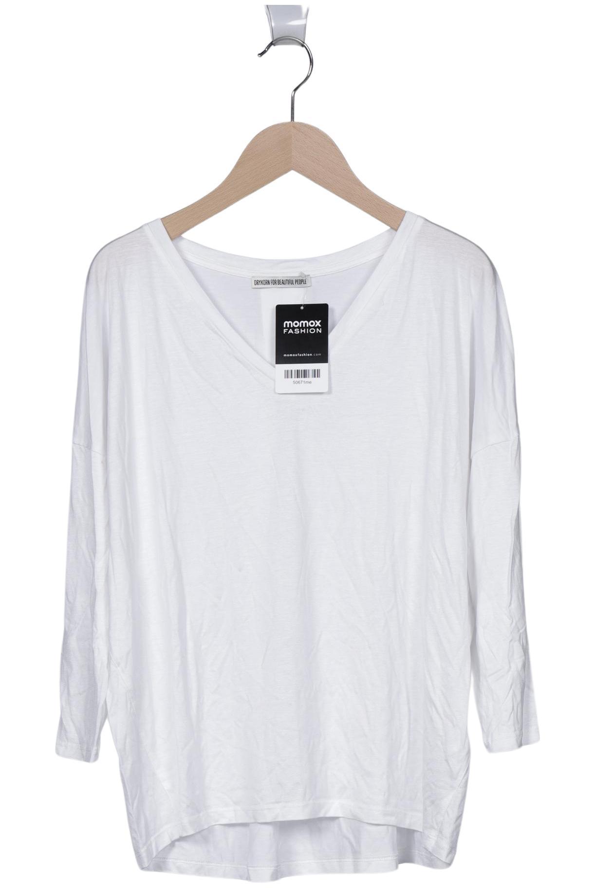 

Drykorn Damen Langarmshirt, weiß, Gr. 38