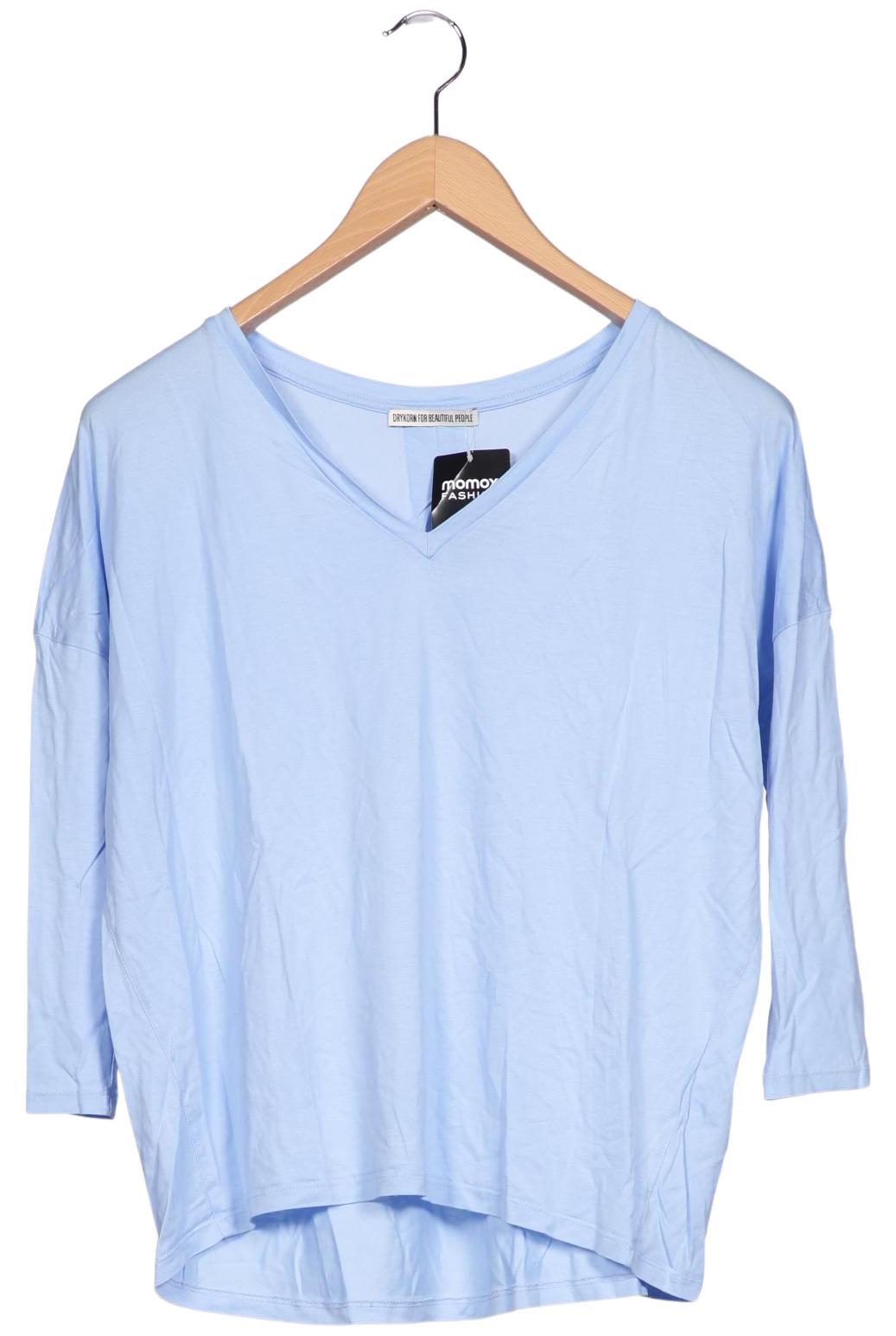 

Drykorn Damen Langarmshirt, hellblau, Gr. 38
