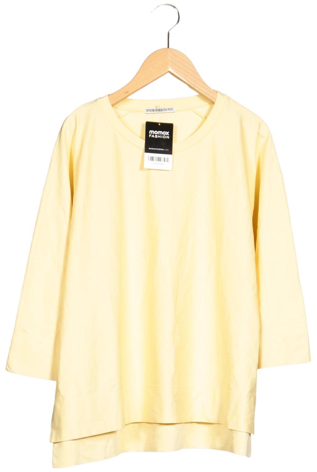 

Drykorn Damen Langarmshirt, gelb, Gr. 34