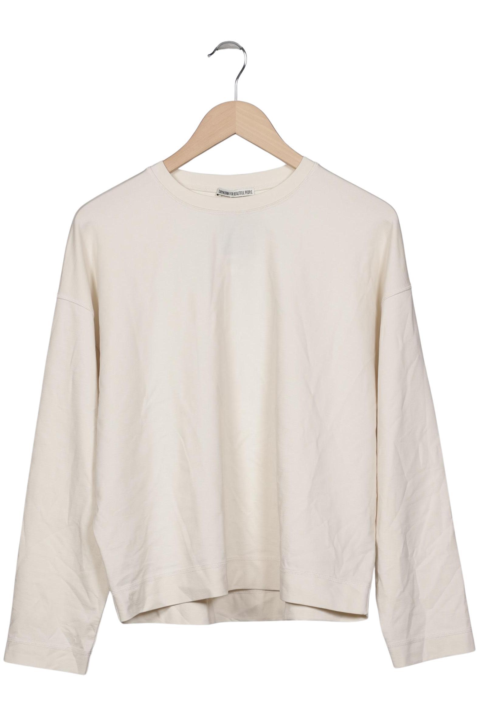 

Drykorn Damen Langarmshirt, cremeweiß, Gr. 34