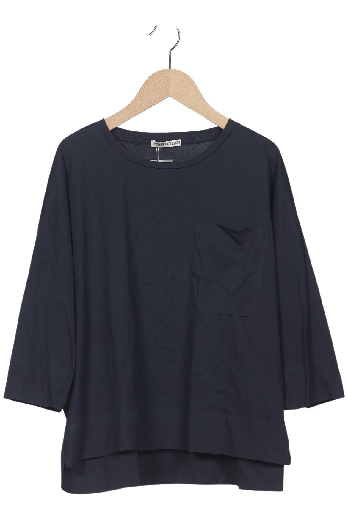 

Drykorn Damen Langarmshirt, marineblau, Gr. 34