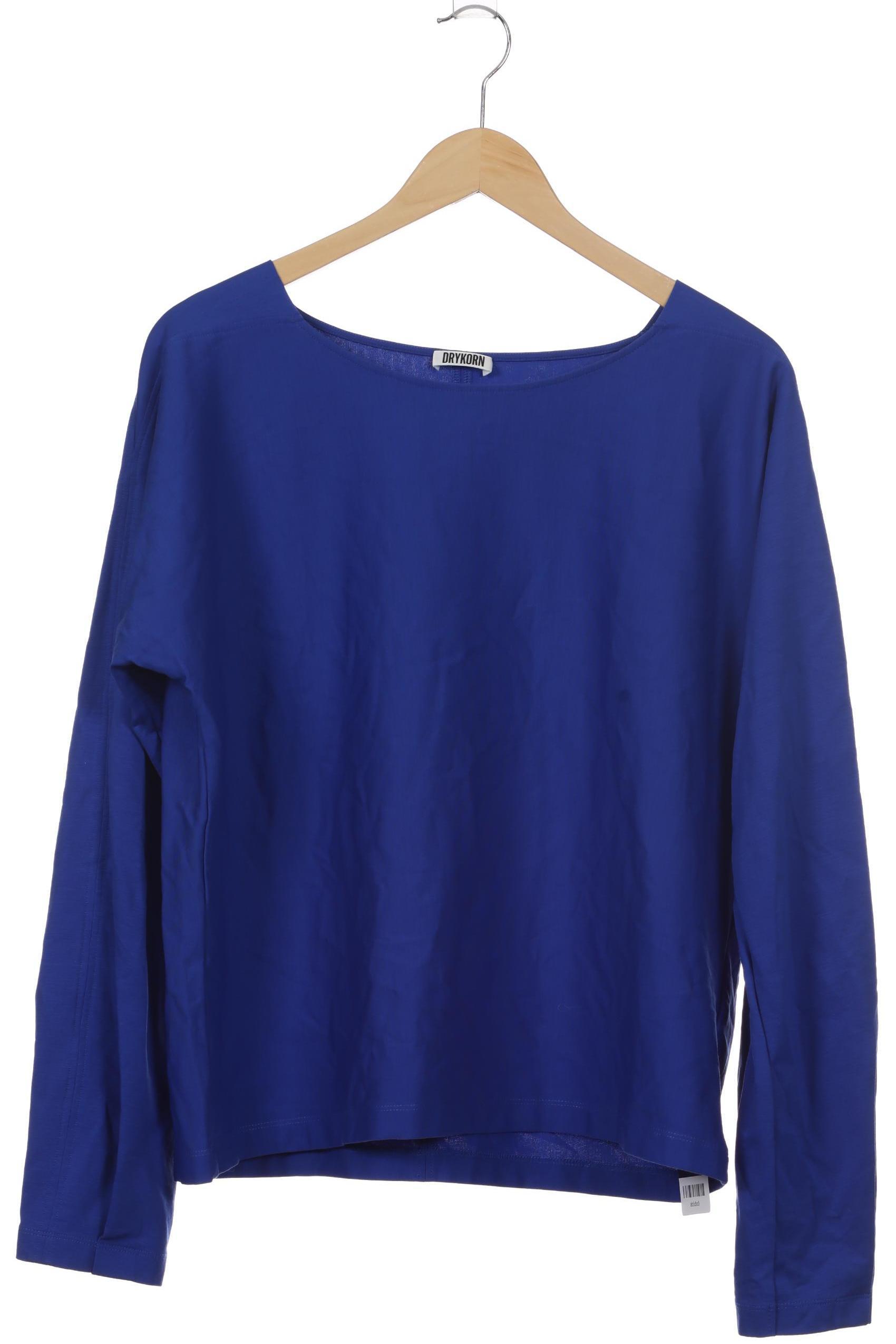 

Drykorn Damen Langarmshirt, blau, Gr.