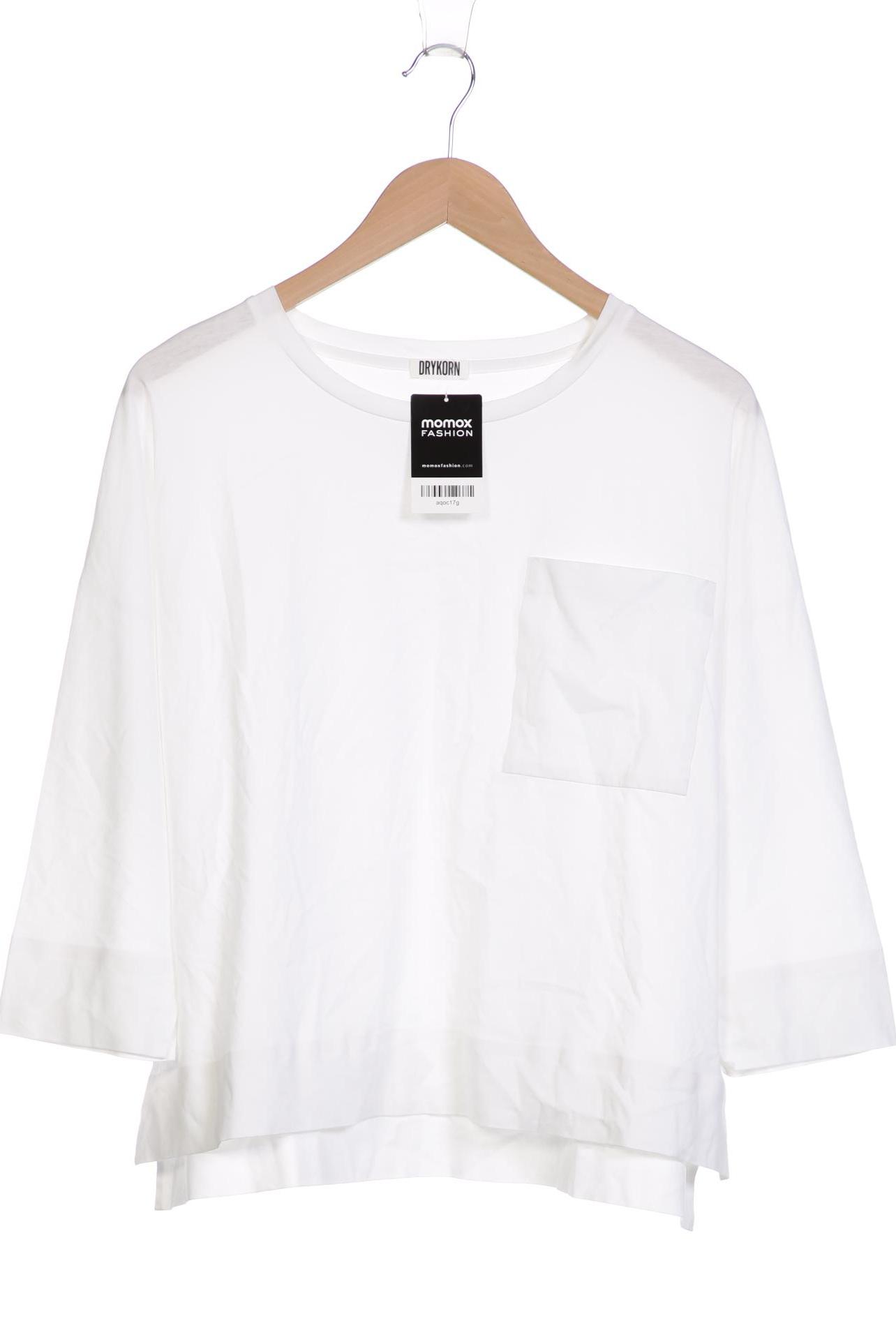 

Drykorn Damen Langarmshirt, weiß, Gr. 36