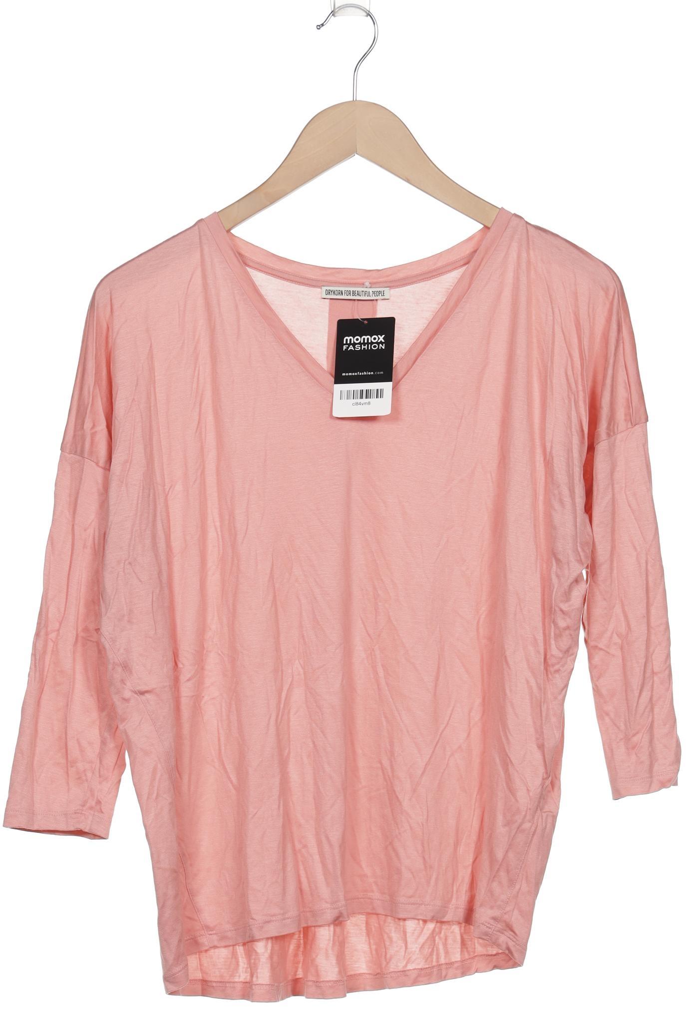 

Drykorn Damen Langarmshirt, pink, Gr. 38