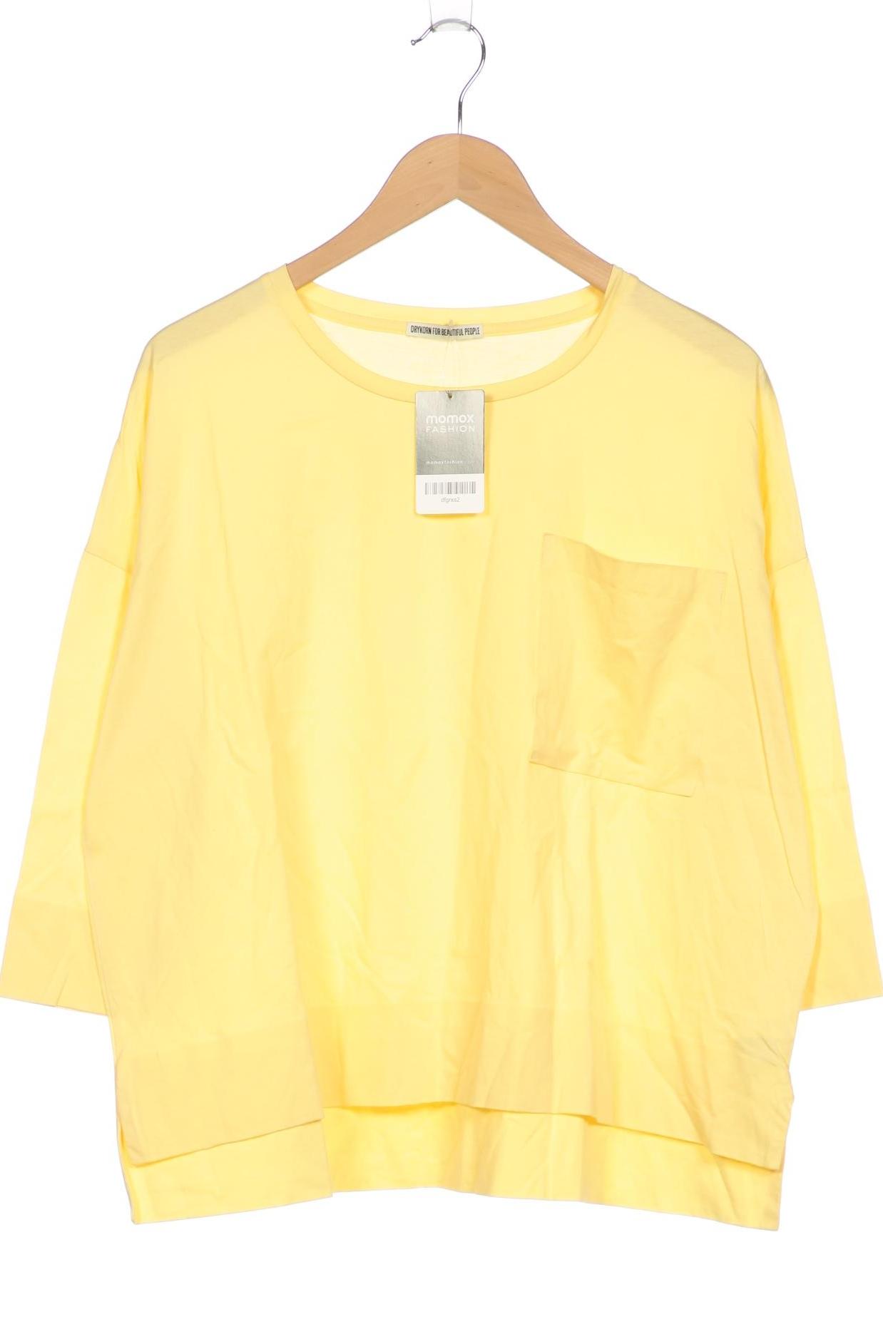 

Drykorn Damen Langarmshirt, gelb, Gr. 42