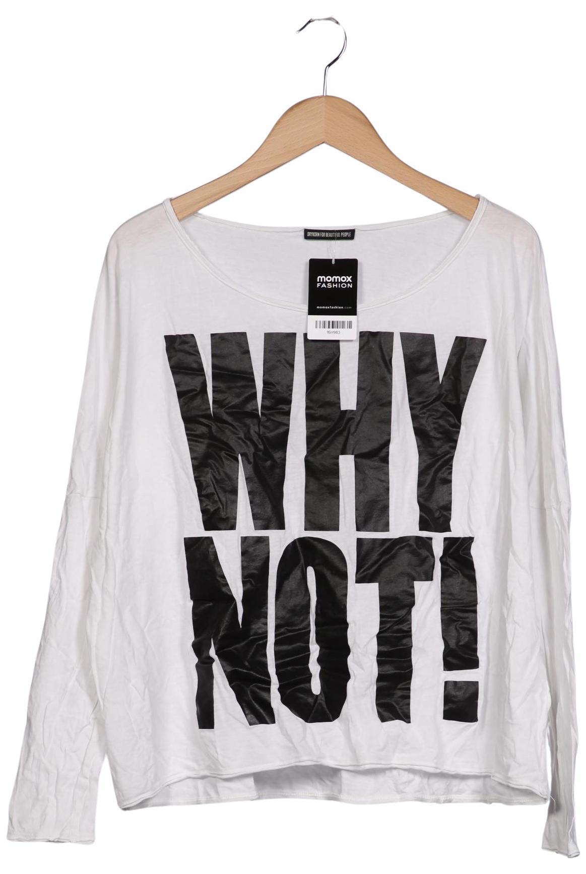 

Drykorn Damen Langarmshirt, weiß, Gr. 46