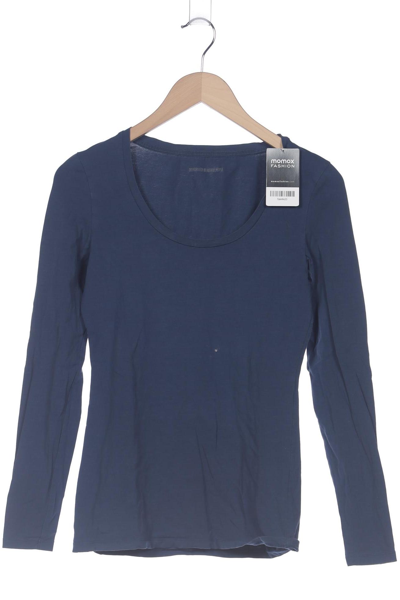 

Drykorn Damen Langarmshirt, blau, Gr. 36