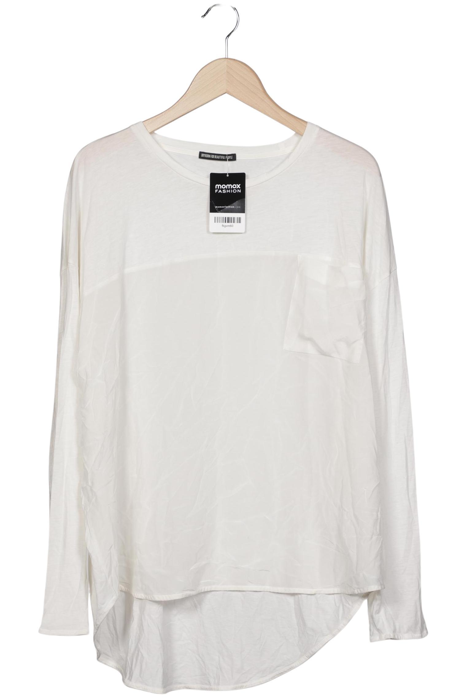 

Drykorn Damen Langarmshirt, weiß, Gr. 48