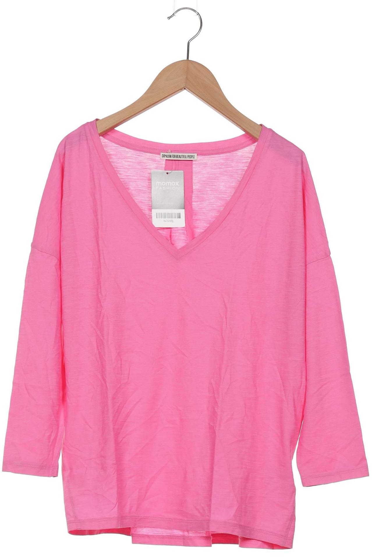 

Drykorn Damen Langarmshirt, pink, Gr. 34