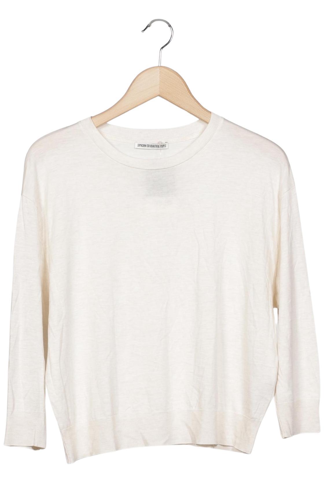 

Drykorn Damen Langarmshirt, cremeweiß, Gr. 36