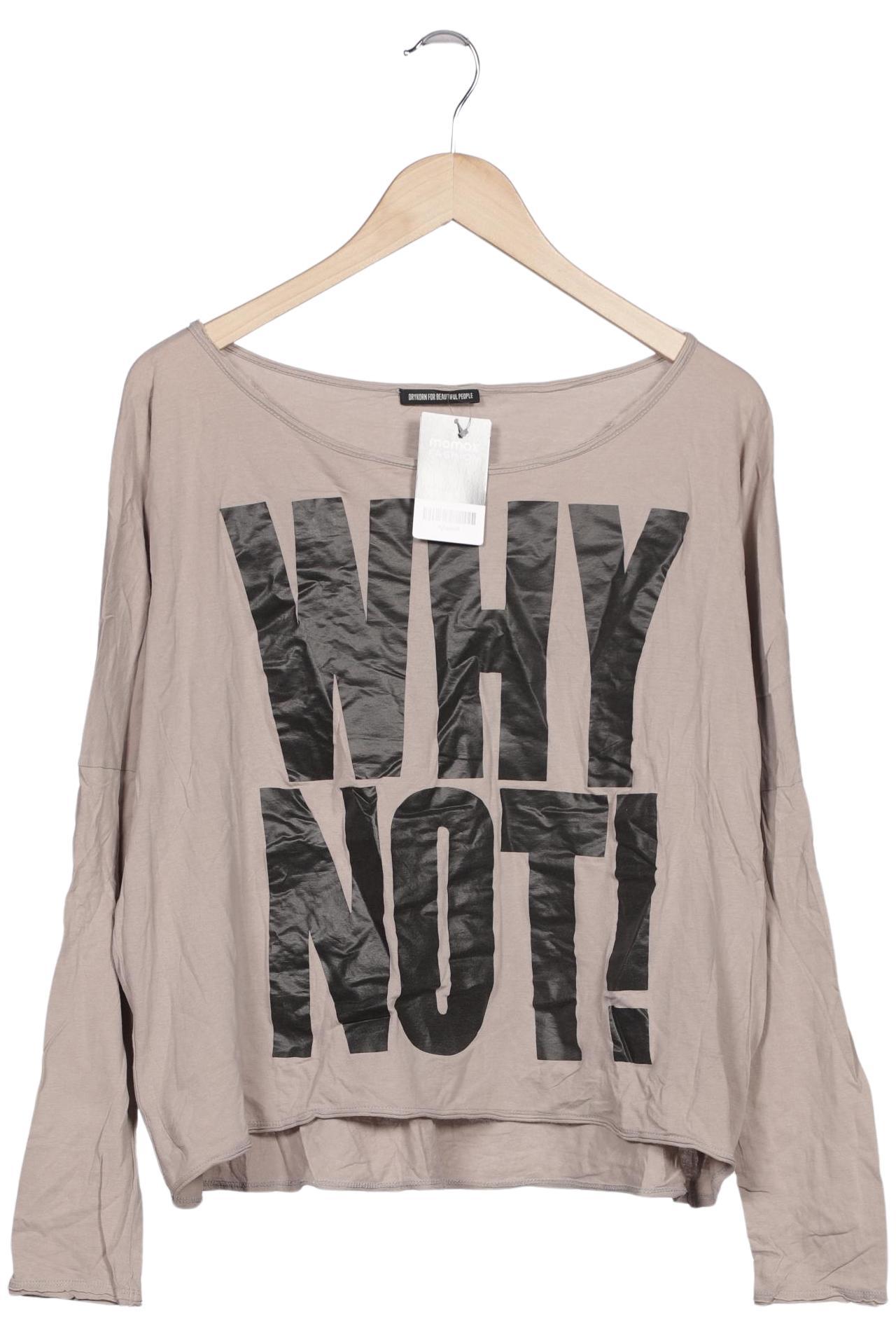 

Drykorn Damen Langarmshirt, beige, Gr. 36