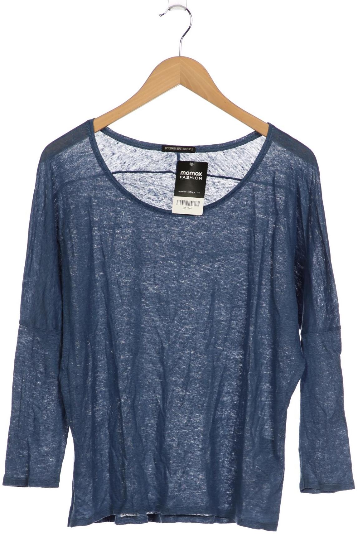 

Drykorn Damen Langarmshirt, blau, Gr. 38