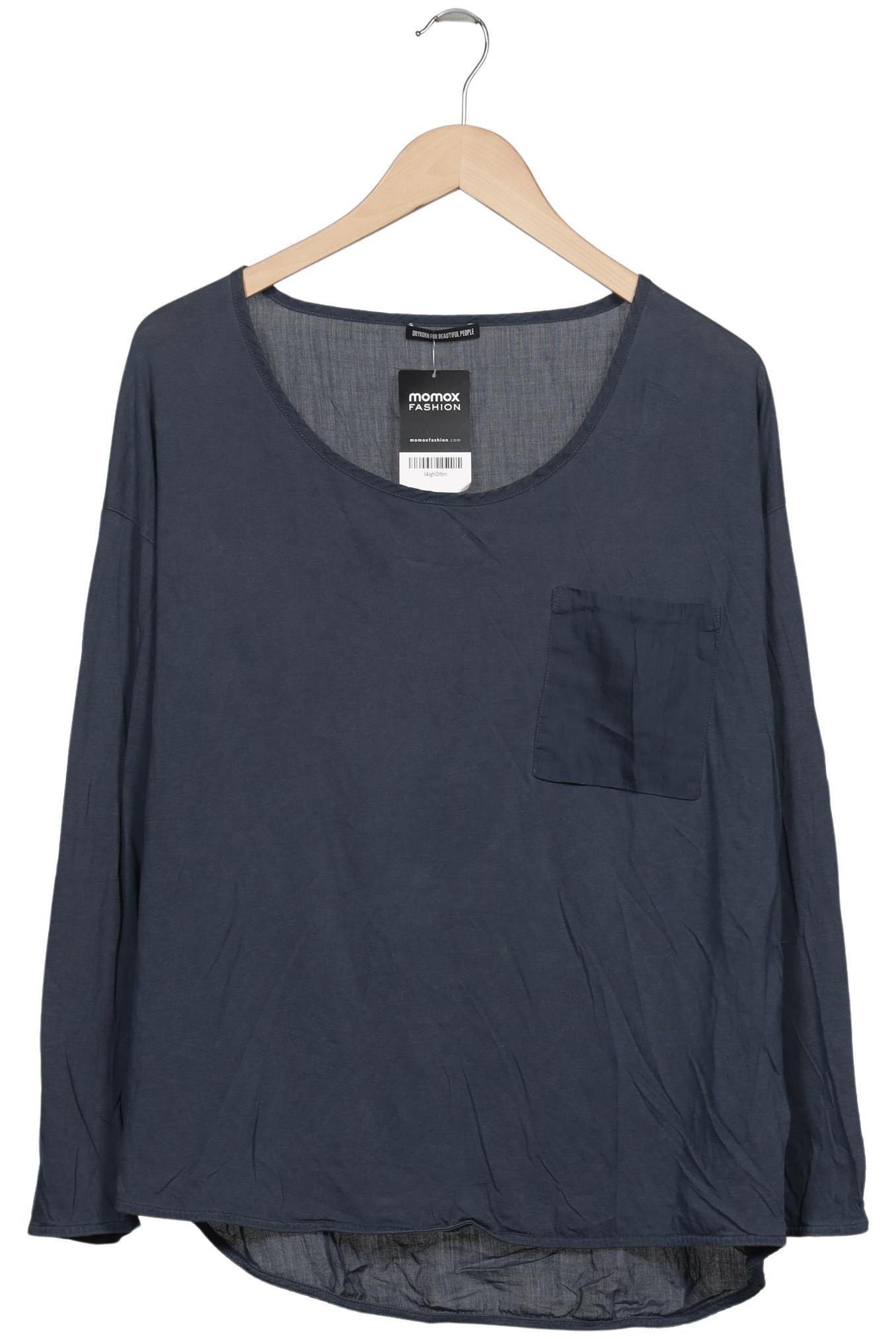 

Drykorn Damen Langarmshirt, marineblau, Gr. 42