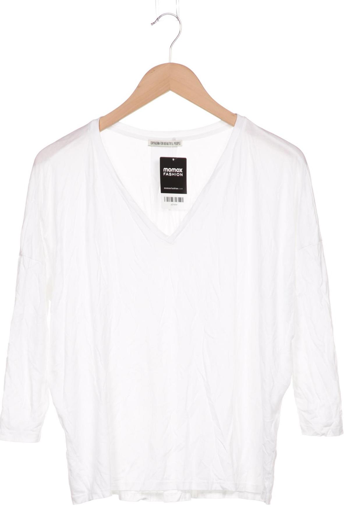 

Drykorn Damen Langarmshirt, weiß, Gr. 44