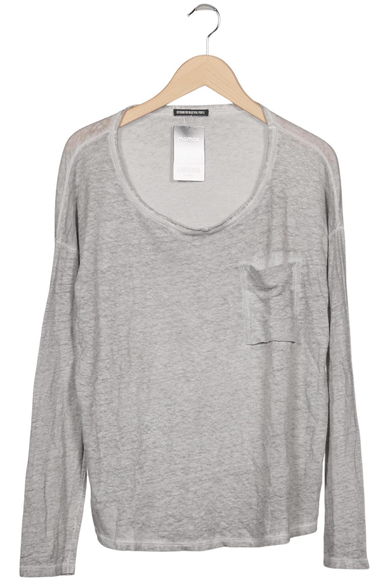 

Drykorn Damen Langarmshirt, grau, Gr. 36