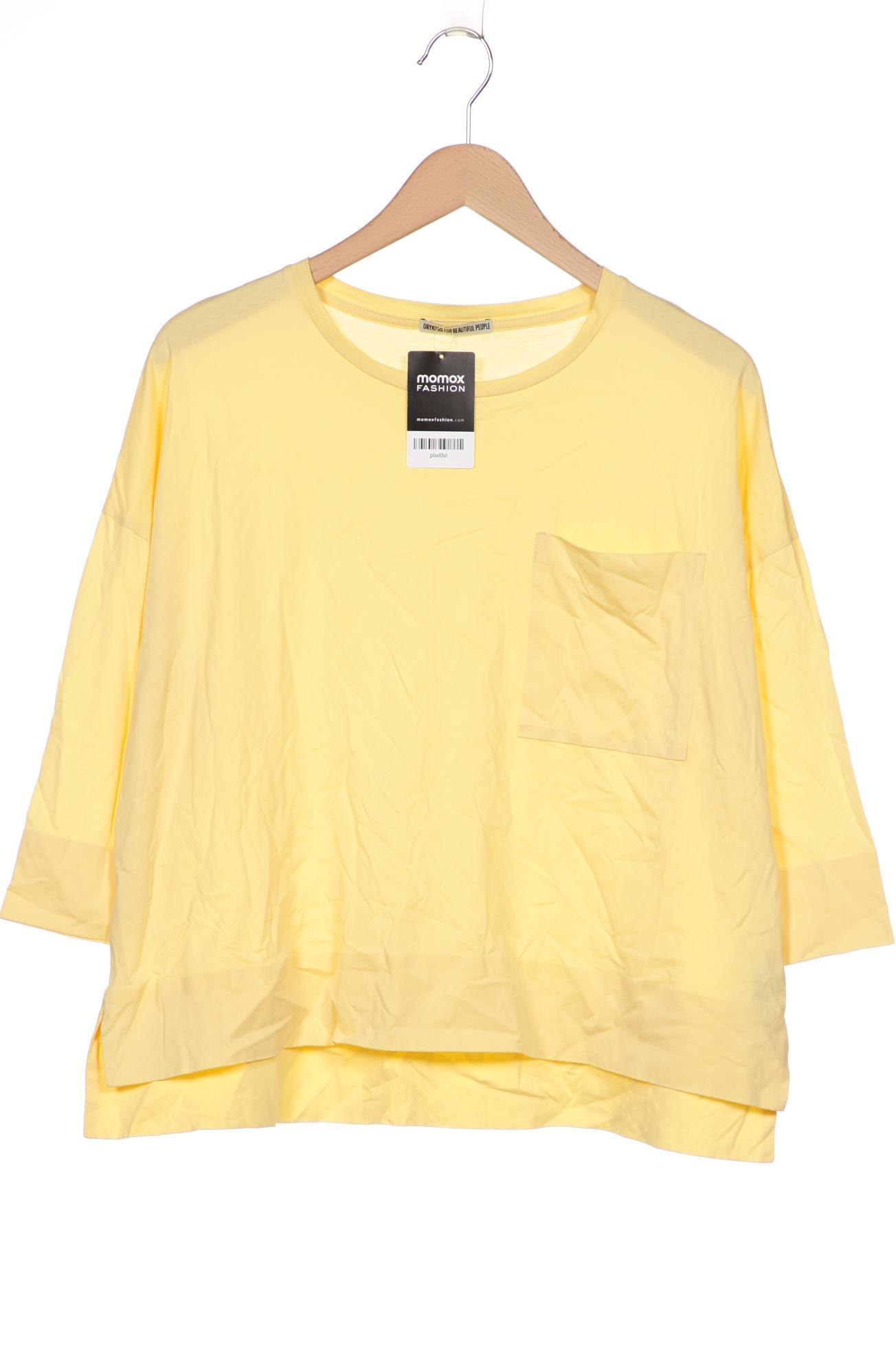 

Drykorn Damen Langarmshirt, gelb, Gr. 38