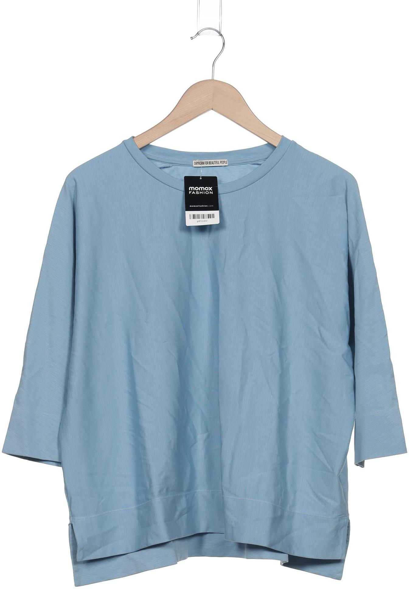 

Drykorn Damen Langarmshirt, hellblau, Gr. 36