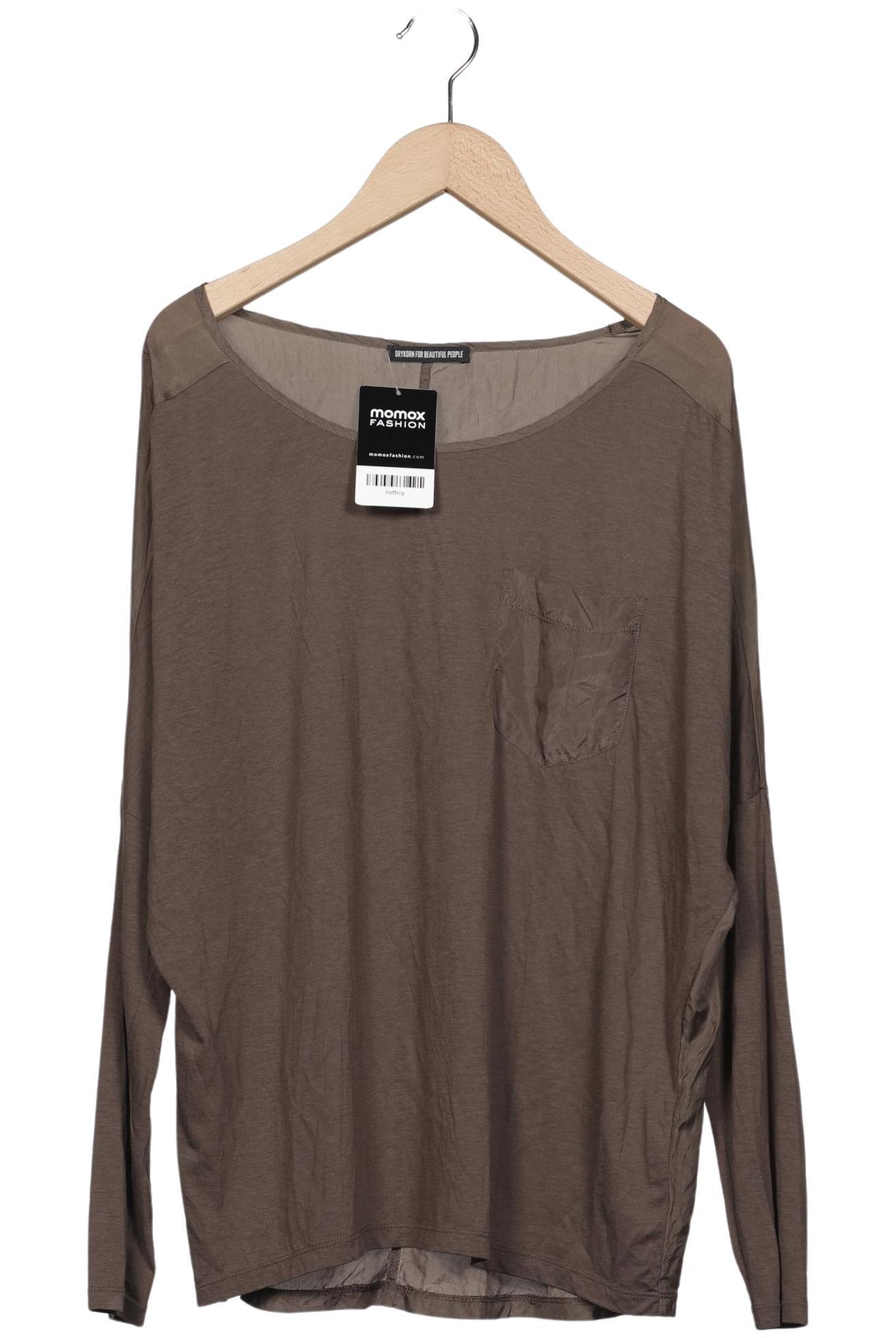 

Drykorn Damen Langarmshirt, braun, Gr. 34