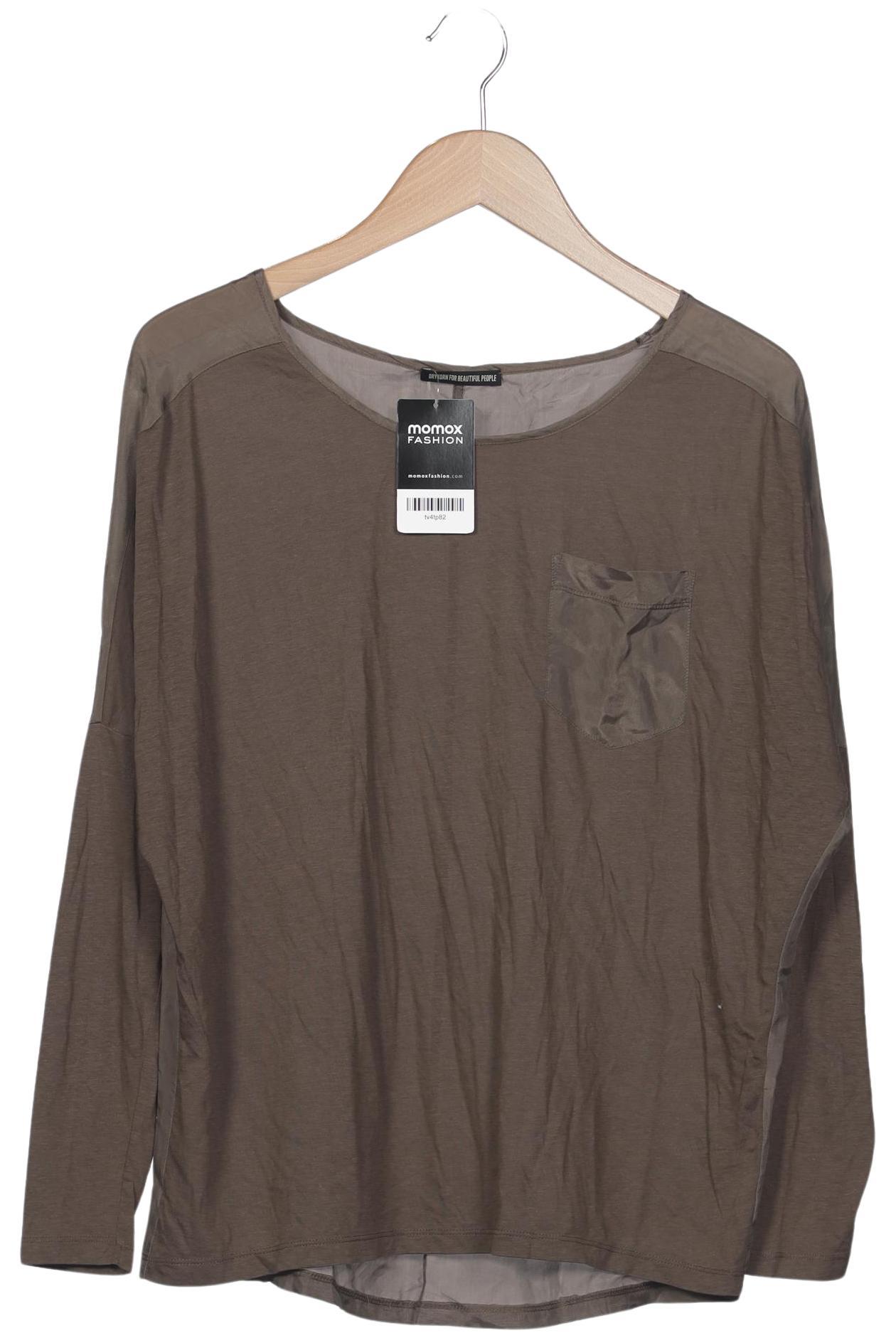 

Drykorn Damen Langarmshirt, braun, Gr. 34